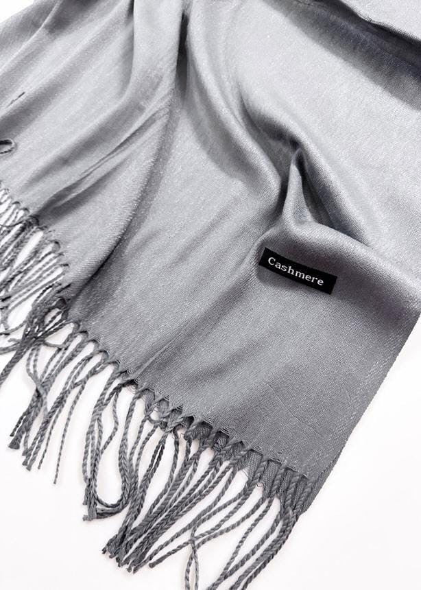 cashmere wool Hijab in Grey