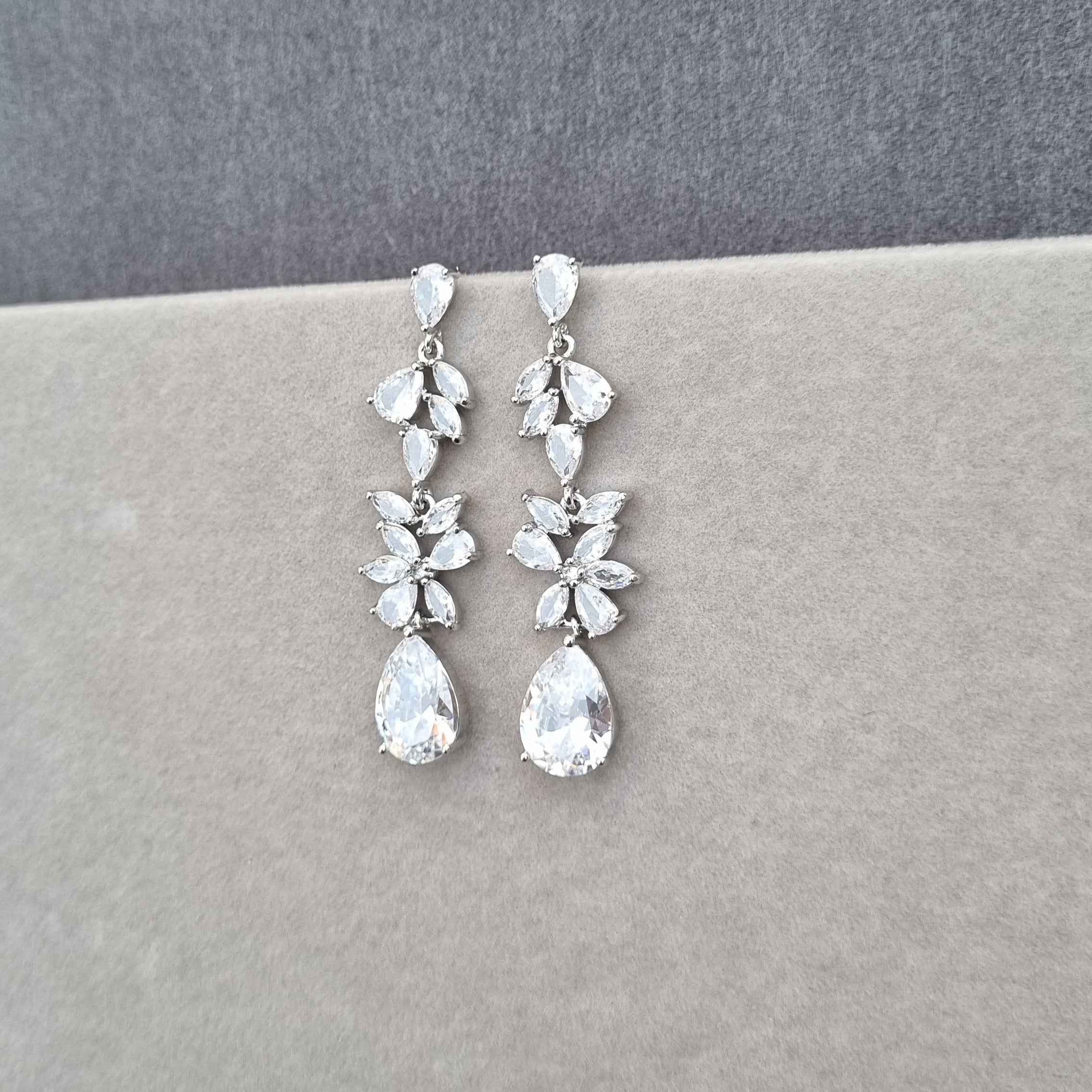 Earrings in Silver Color by - Trendy Women Earrings UFZ4803