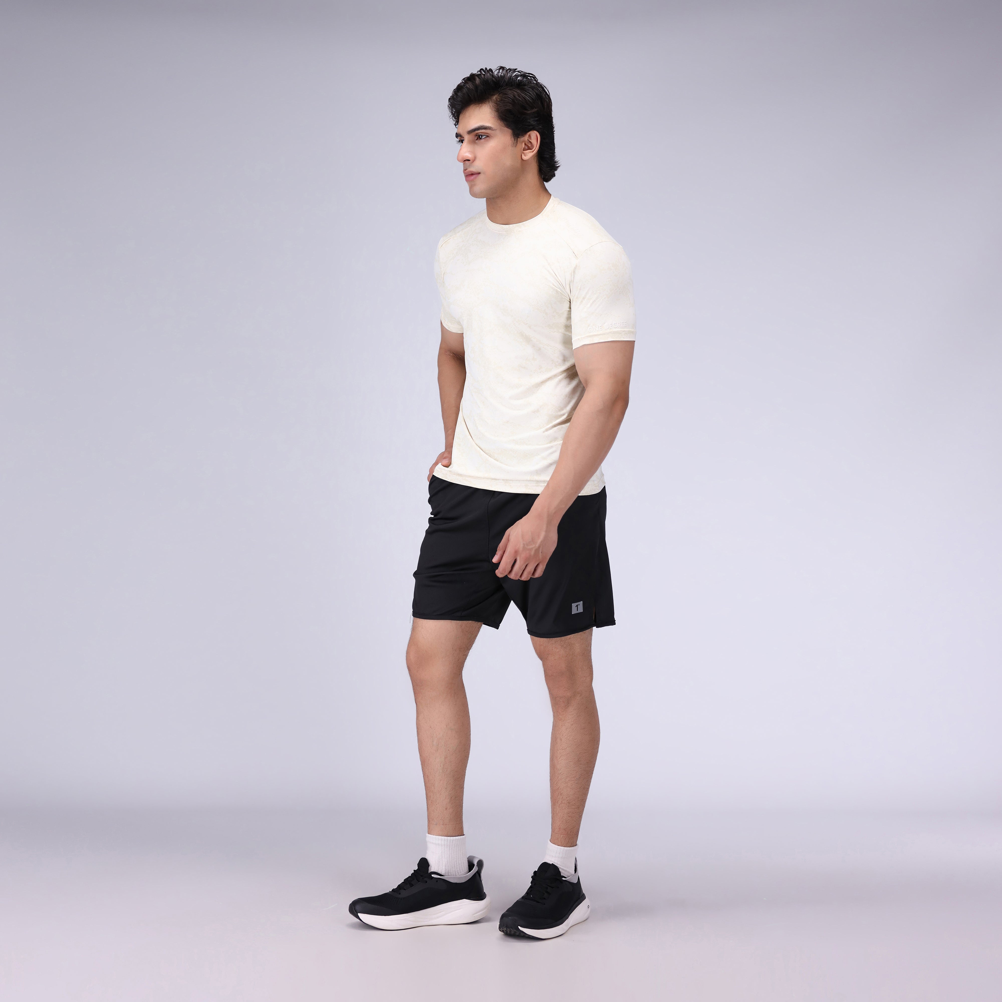 twill cotton T Shirt in Off-white