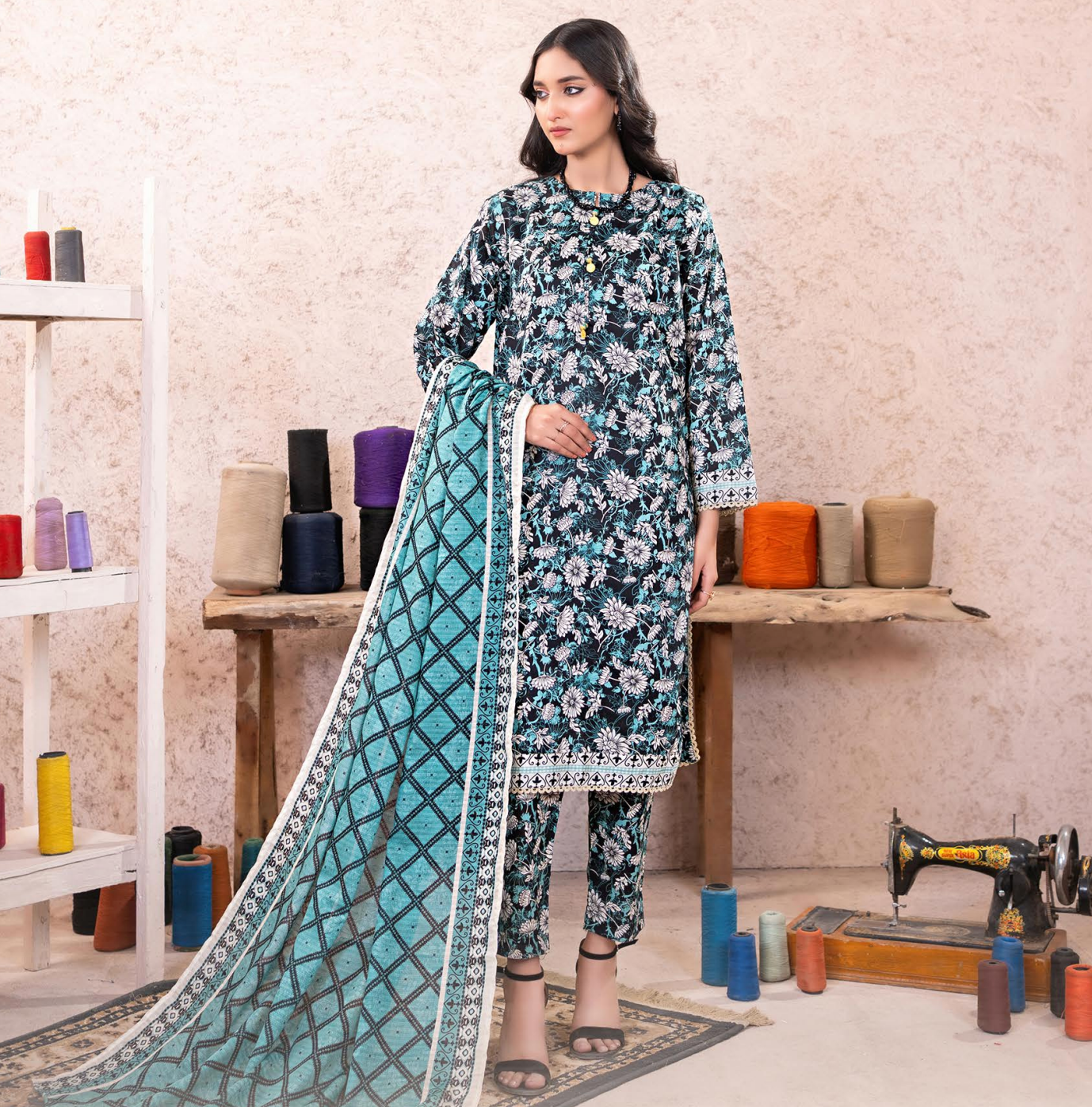 Printed Summer Lawn Drop 14 – 5