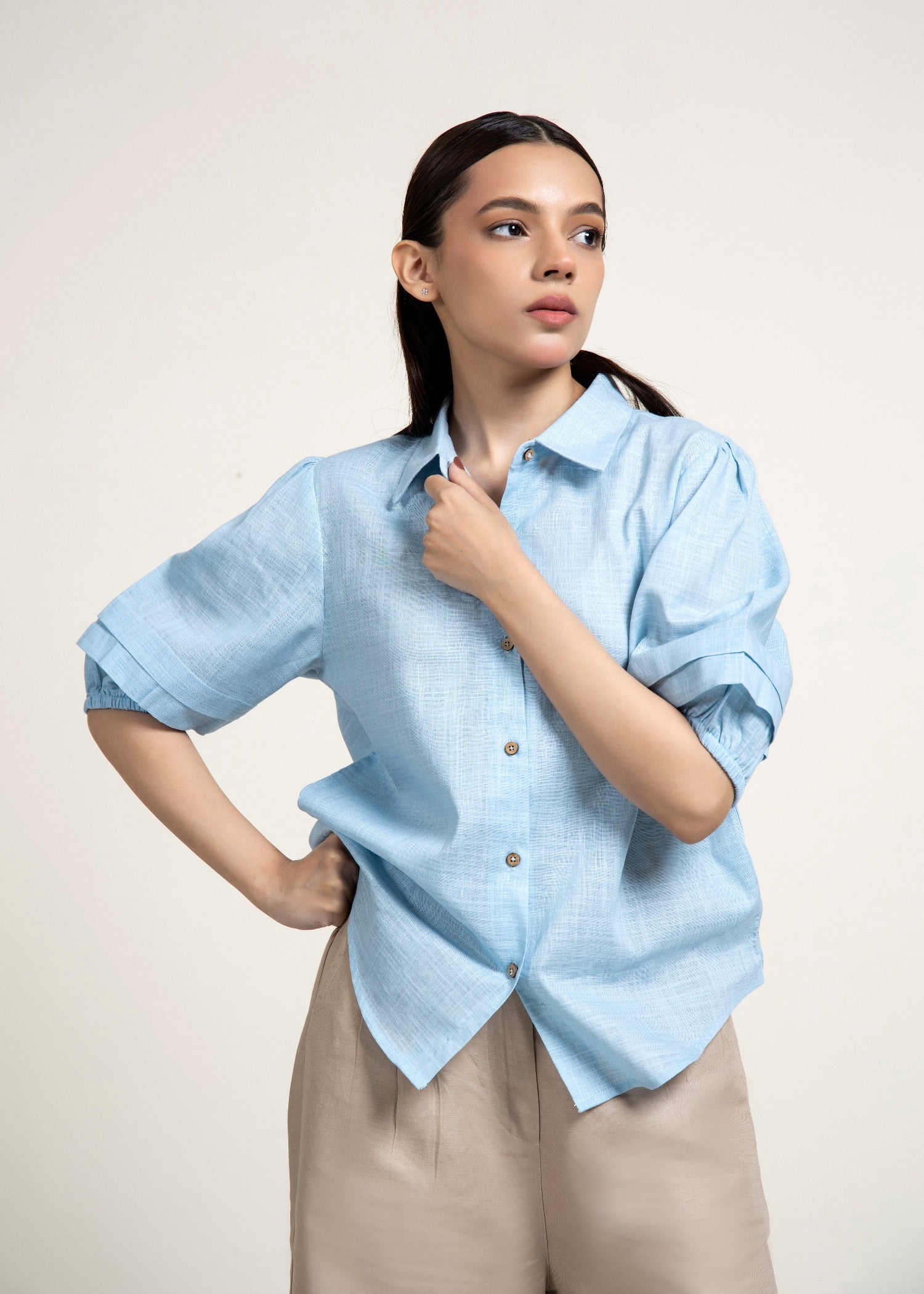 cotton Top in Sky blue