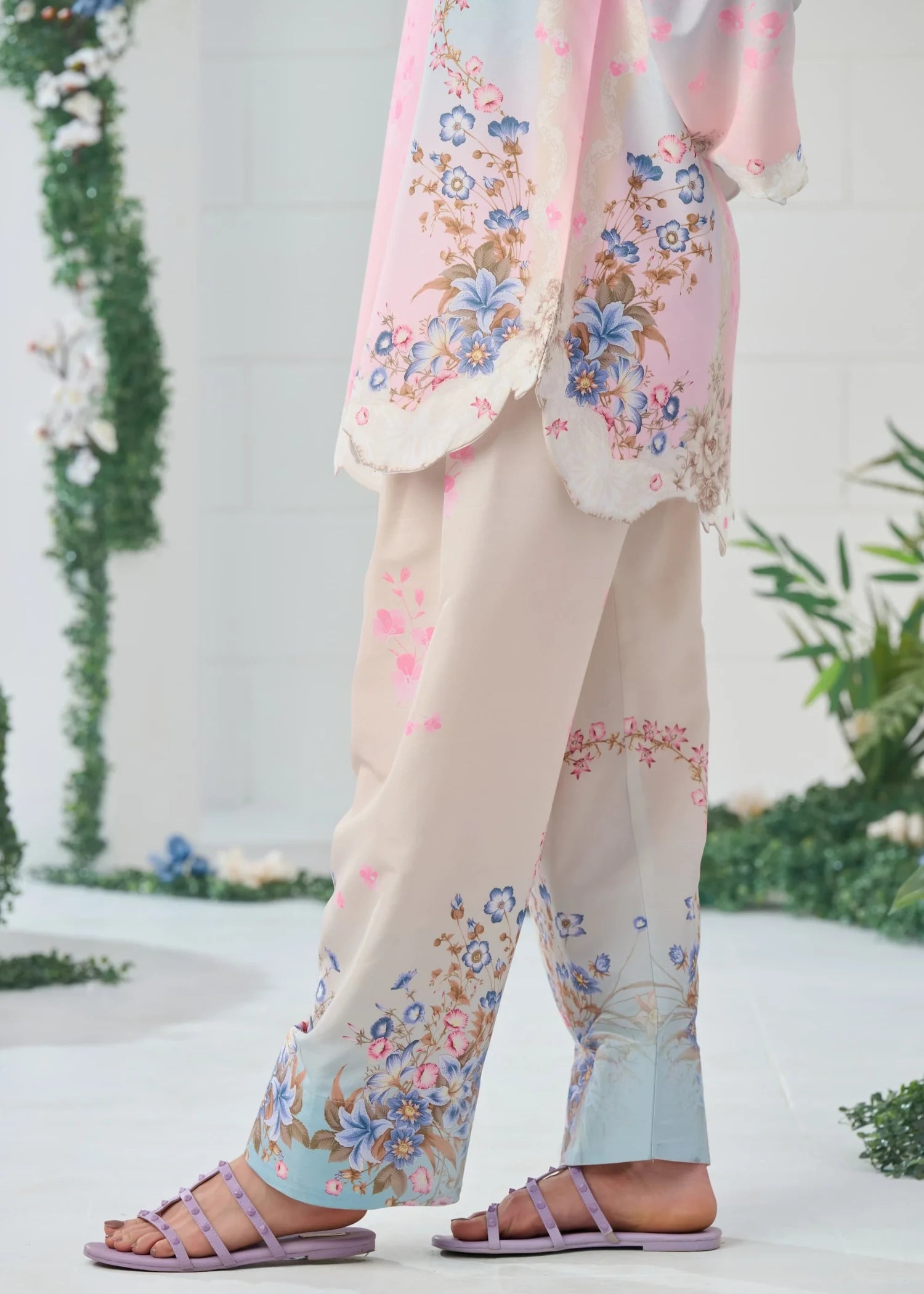 raw silk Co Ord Sets in Pink