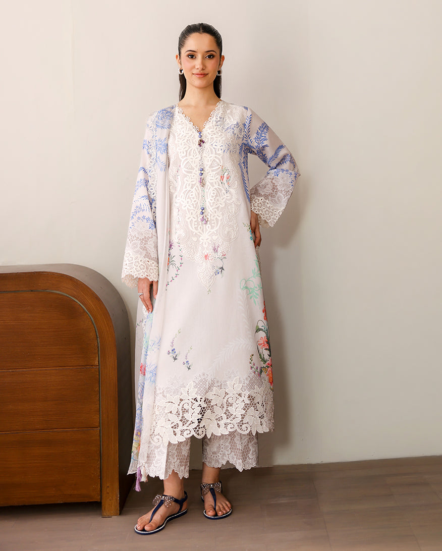 Sunlit Tales Lawn – Ivory Gleam