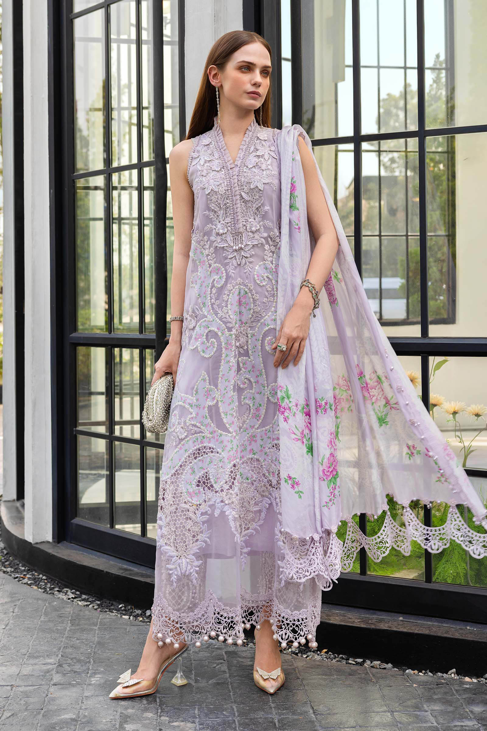 Eid Festive Luxury Lawn – EL26-12