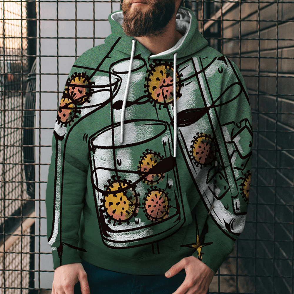 The New Geometric Digital Print Hoodie