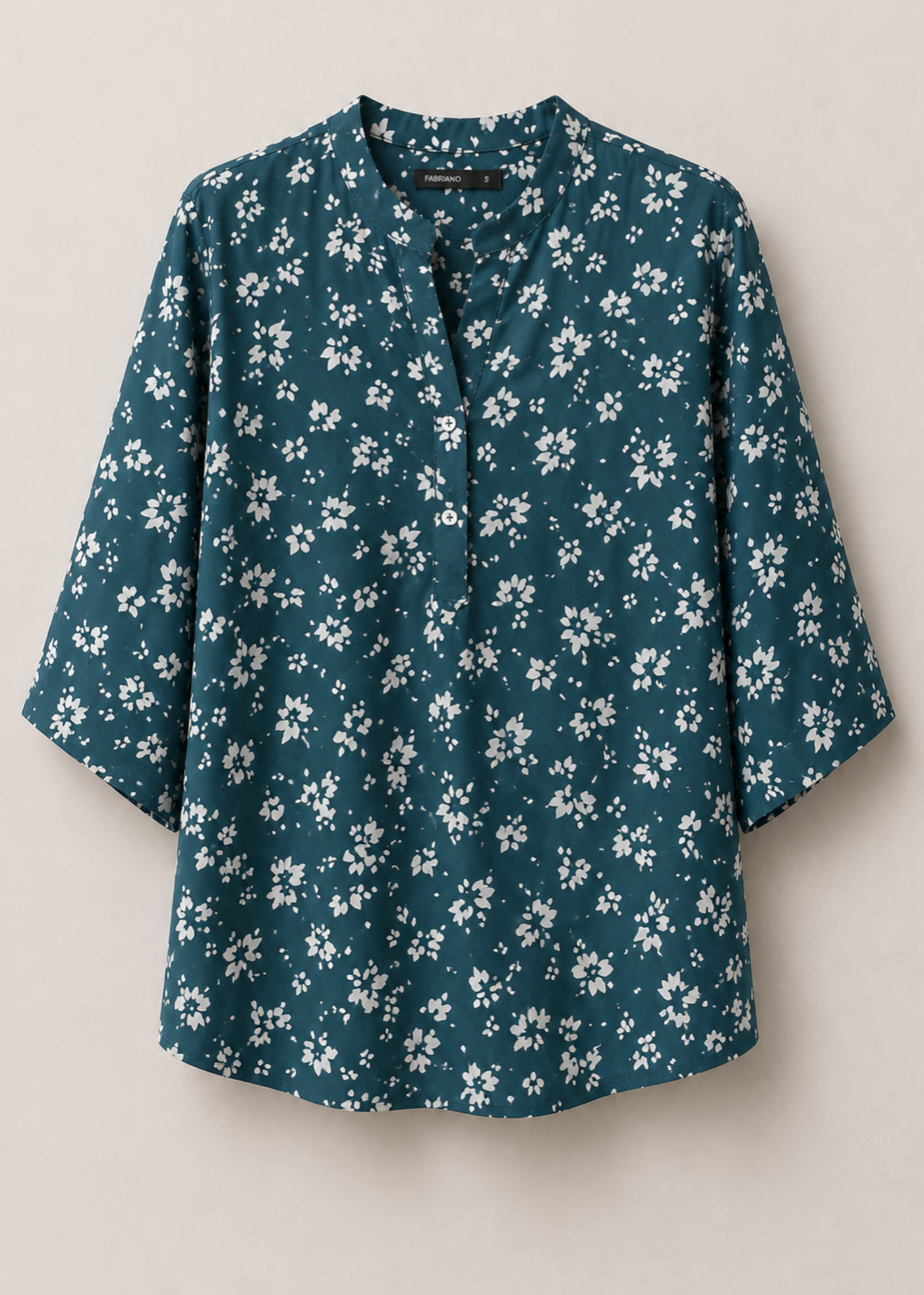 linen Tunic in Teal