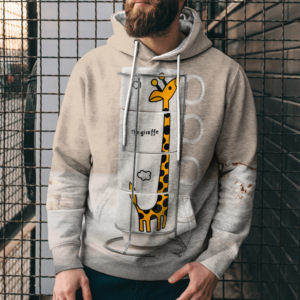 The New Geometric Digital Print Hoodie