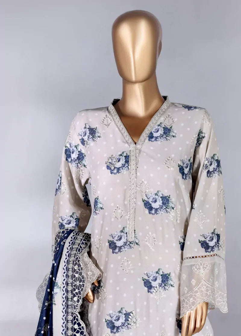 Stitched Lawn Suit – B-8