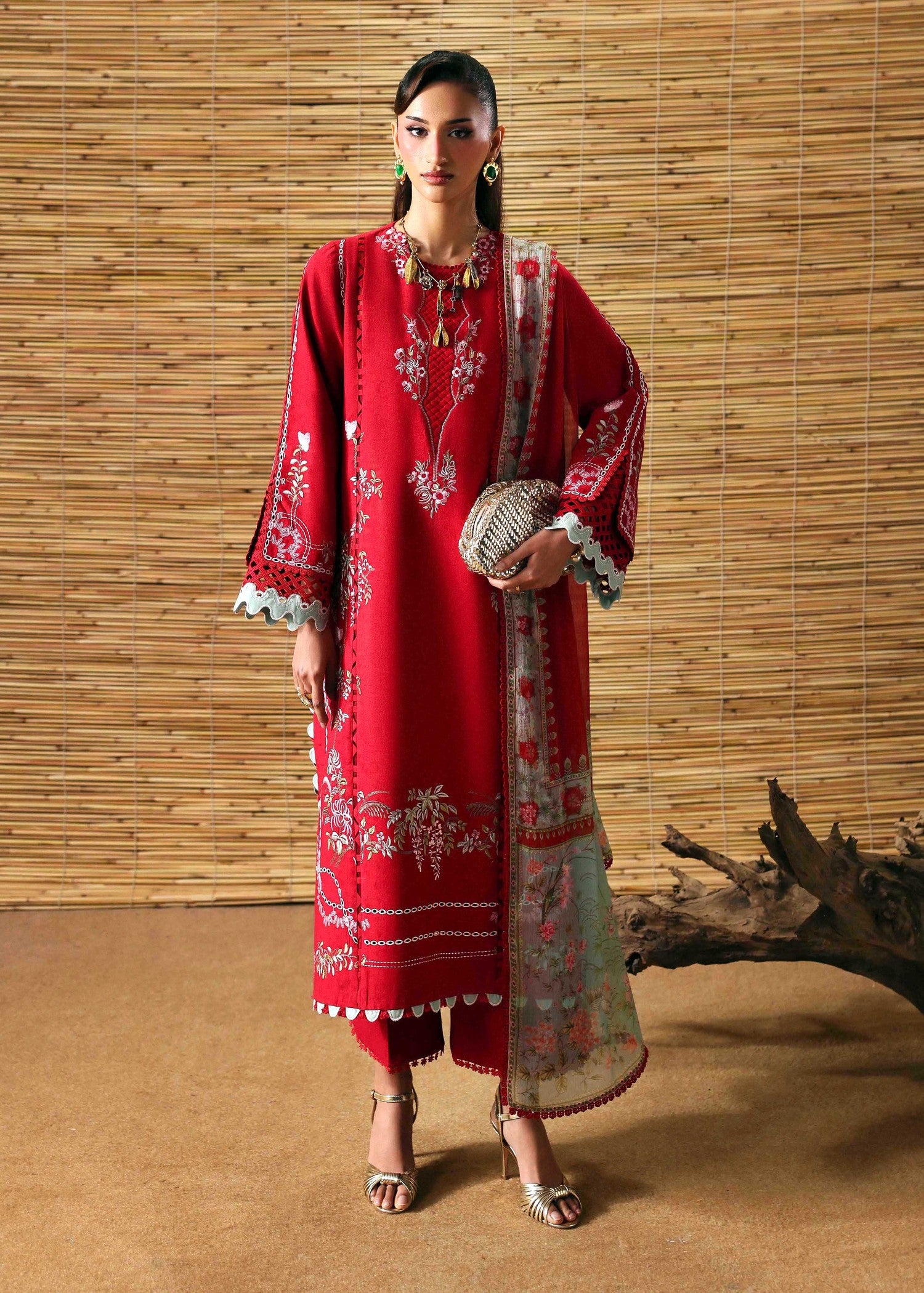 dobby Unstitched in Red