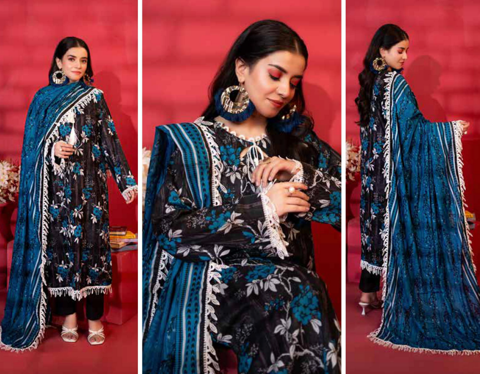 Printed Summer Lawn Drop 15 – 11