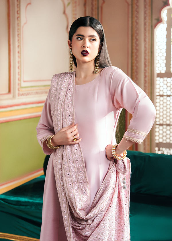 charmuse/shamooz Maxi in Pastel pink