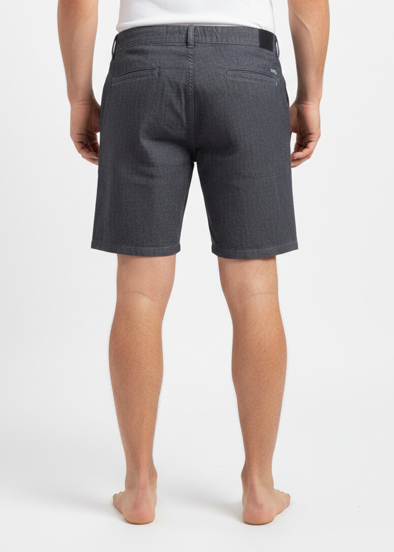 denim Shorts in Jet black