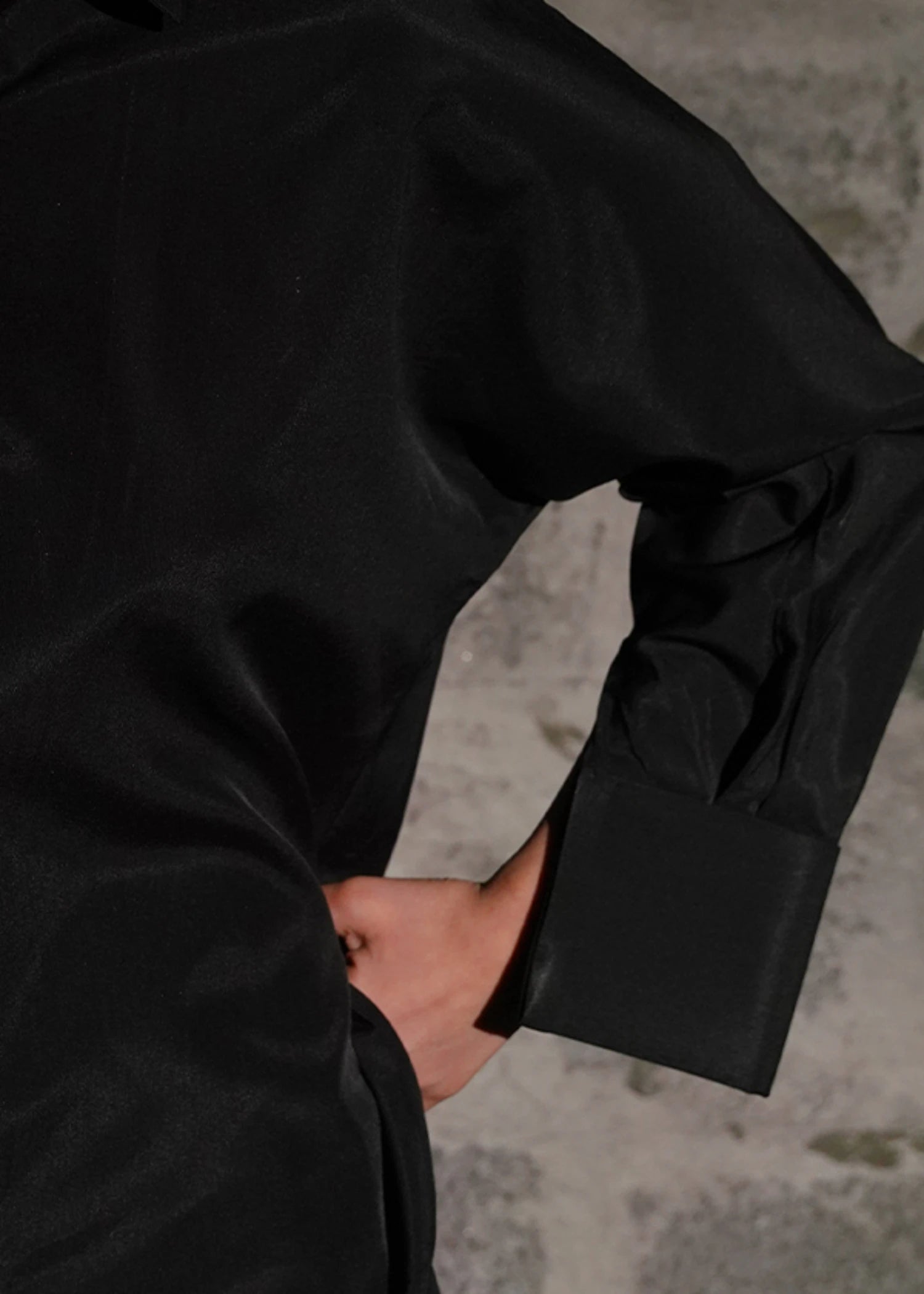 blended linen Co ord Sets in Black