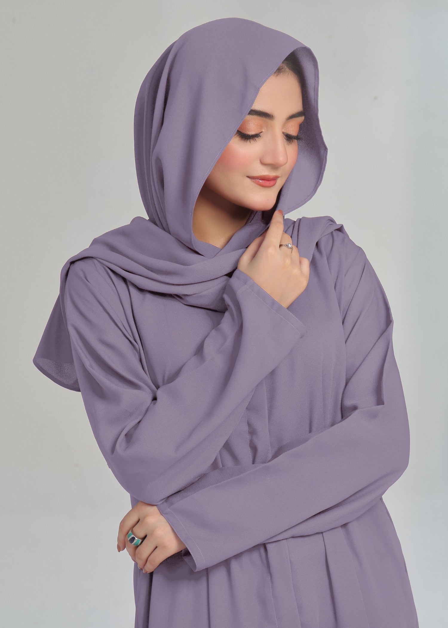 georgette Abaya in Lavender