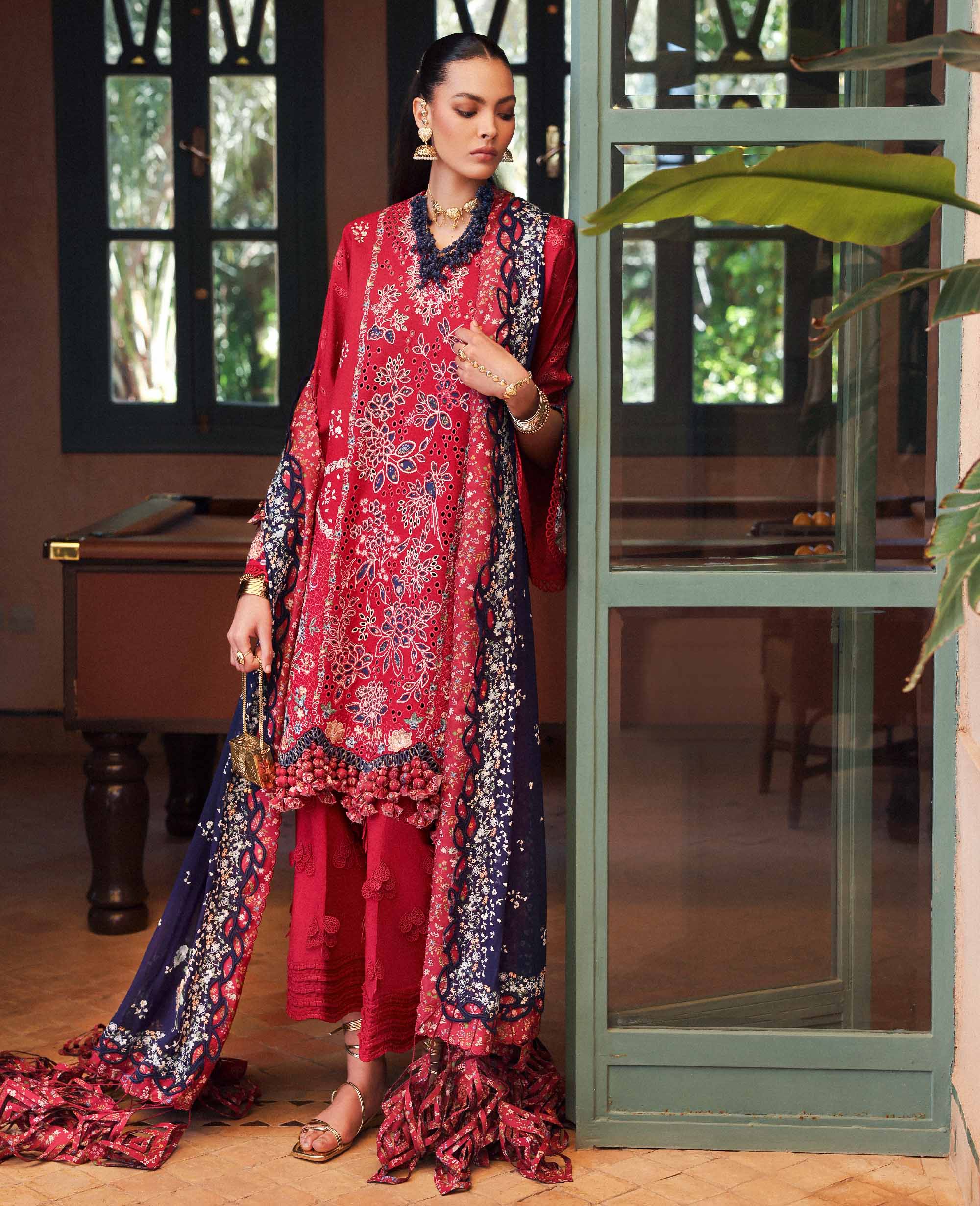 Republic Reine Eid Luxury Lawn – Belle Rosee