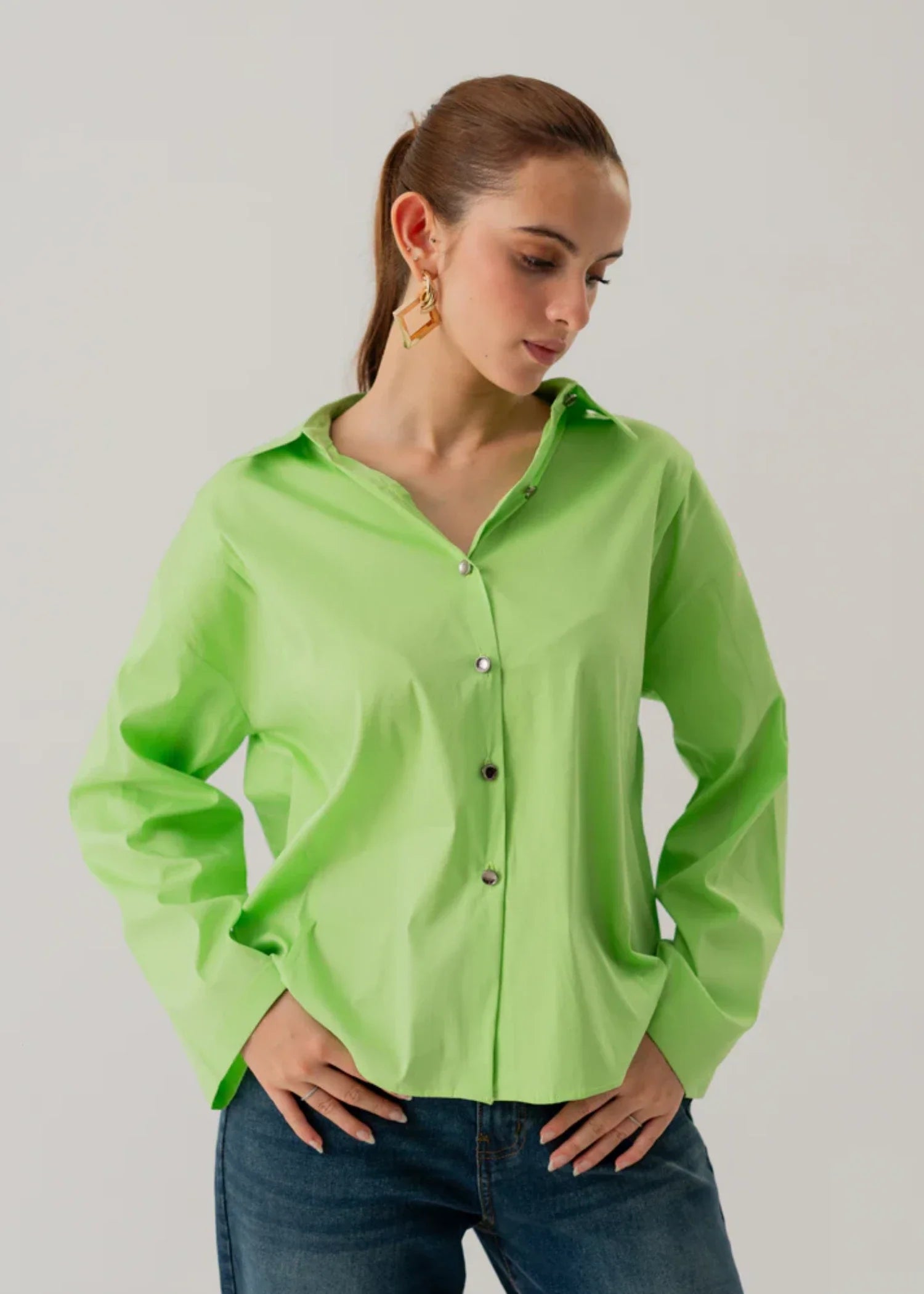 cotton Top in Neon green
