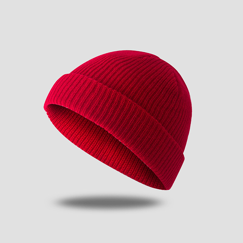 Retro Dome Warm Short Woolen Toe Hat