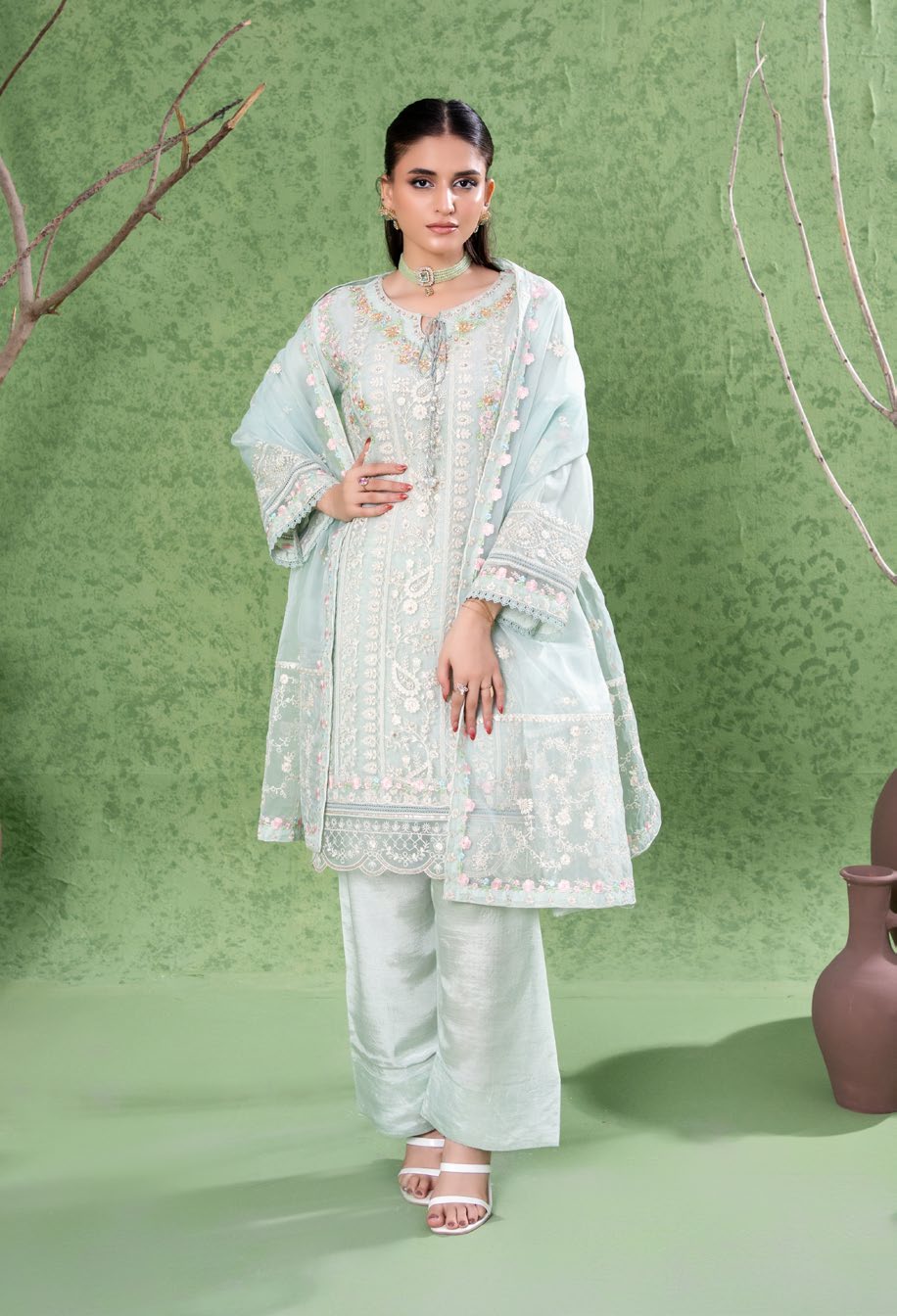 Kahani Festive Pret Organza Formals – D-5