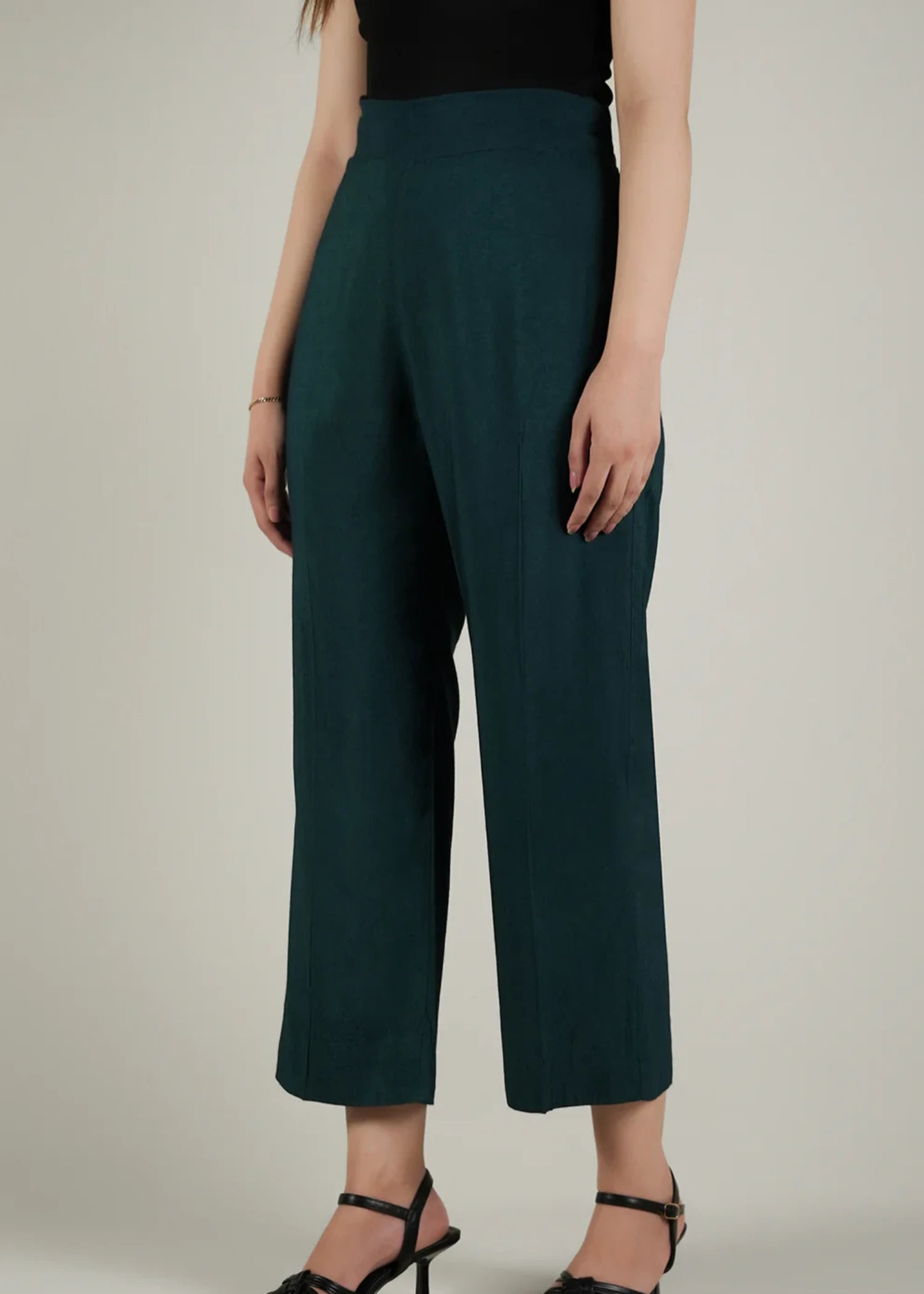 linen Pants in Teal