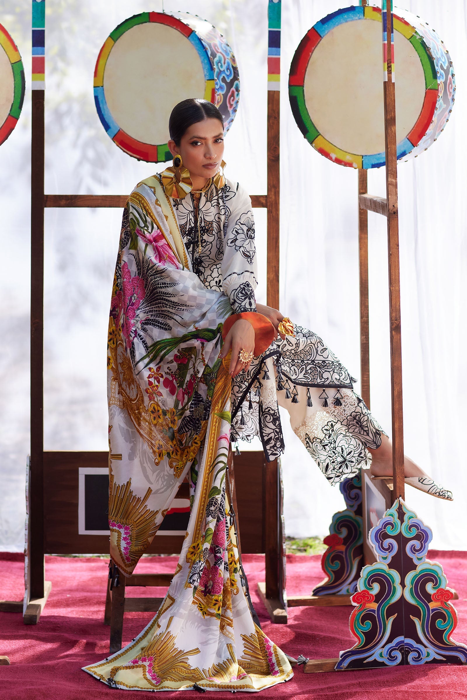 Kashmee Luxury Eid Lawn – ZEVARÉ (EL26-07 B)