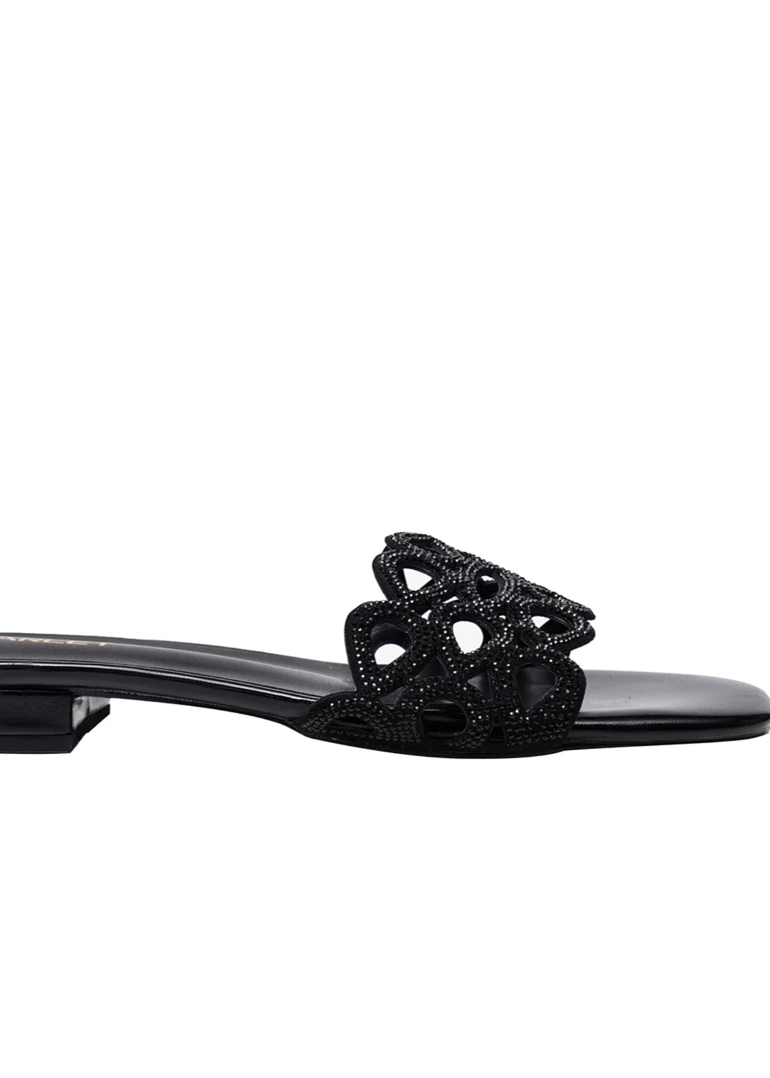 Slides in Black by - High Quality Women Slides DAF9442