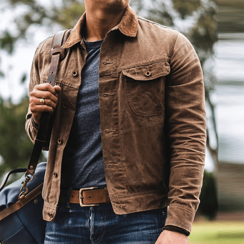Men's Casual Trend Cardigan Lapel Jacket | Slim Fit Fashion Jacket