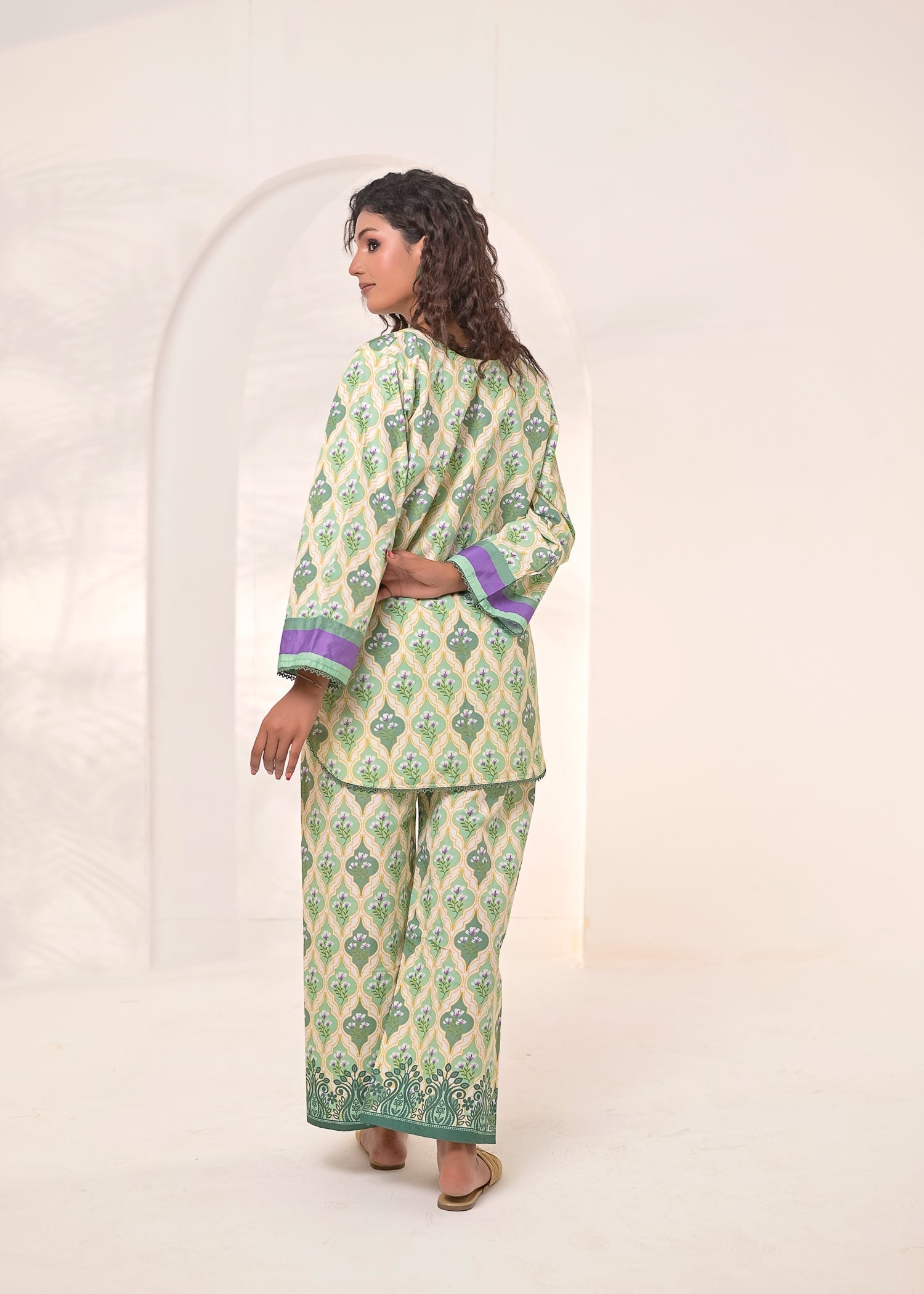poly silk Co Ord Sets in Multi