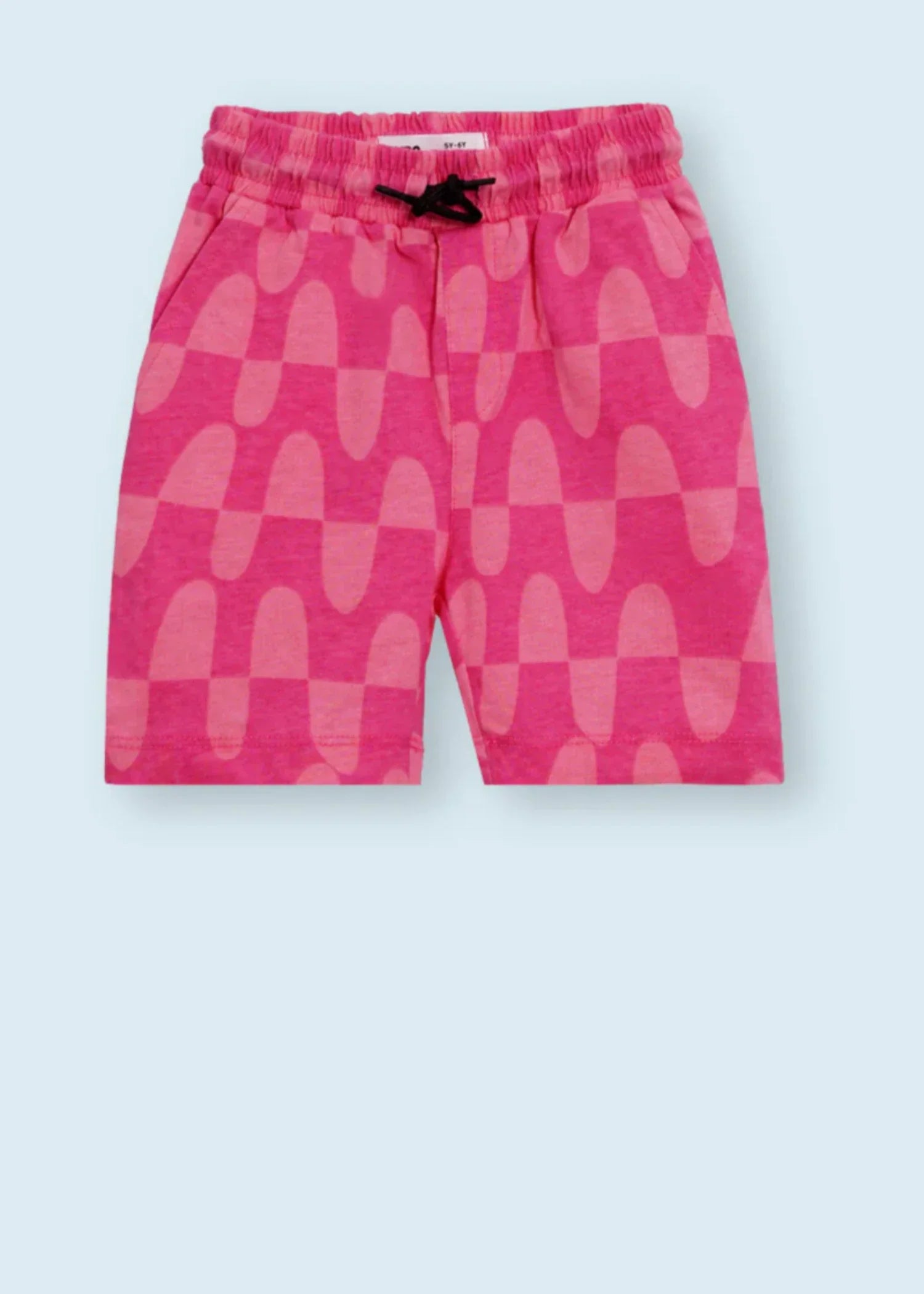 cotton jersey T Shirt in Deep pink