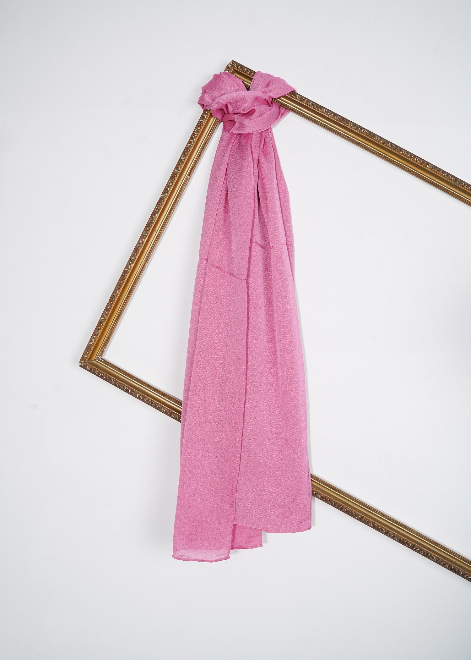 silk Hijab in Flamingo