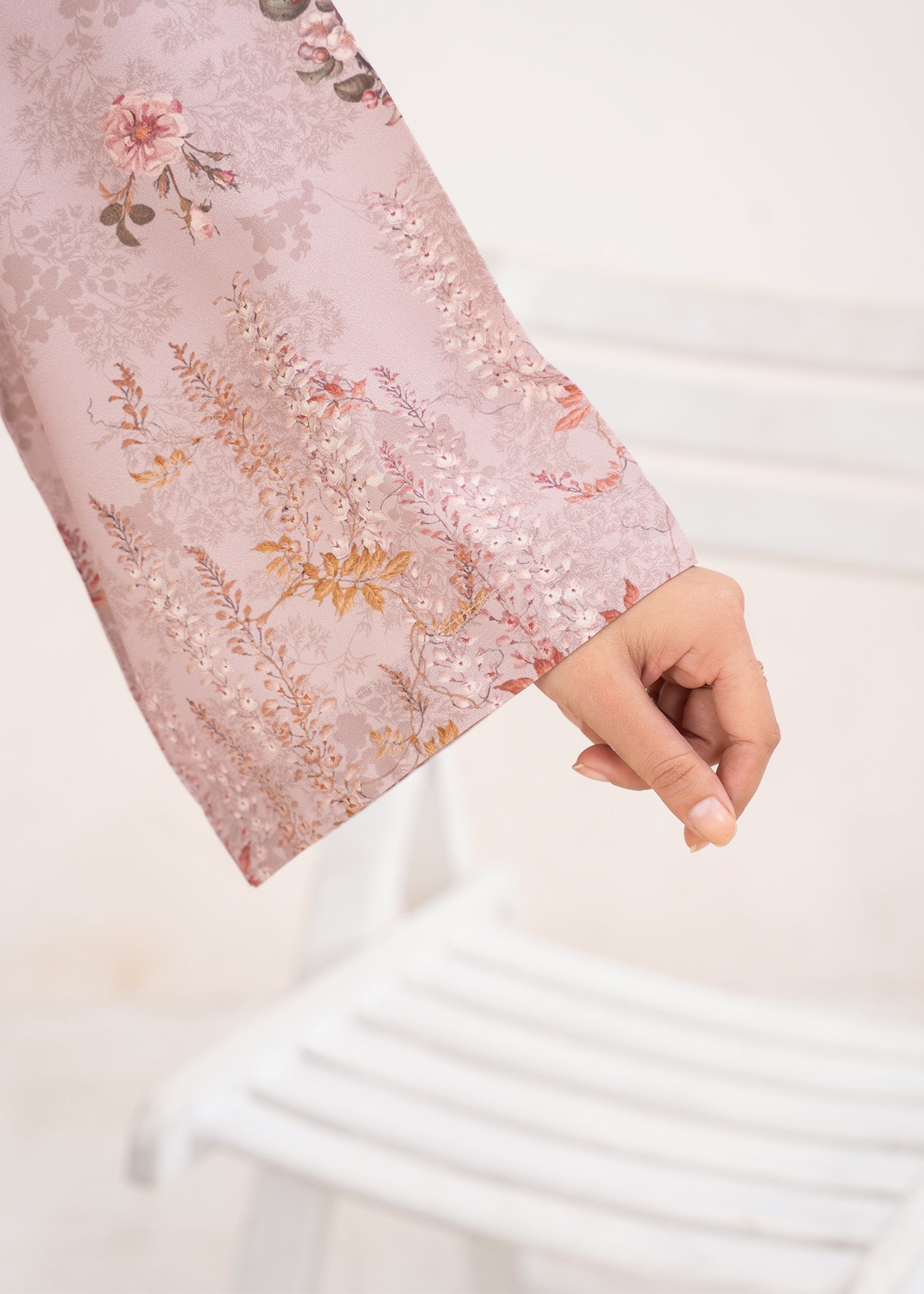 poly lawn Co Ord Sets in Orchid pink