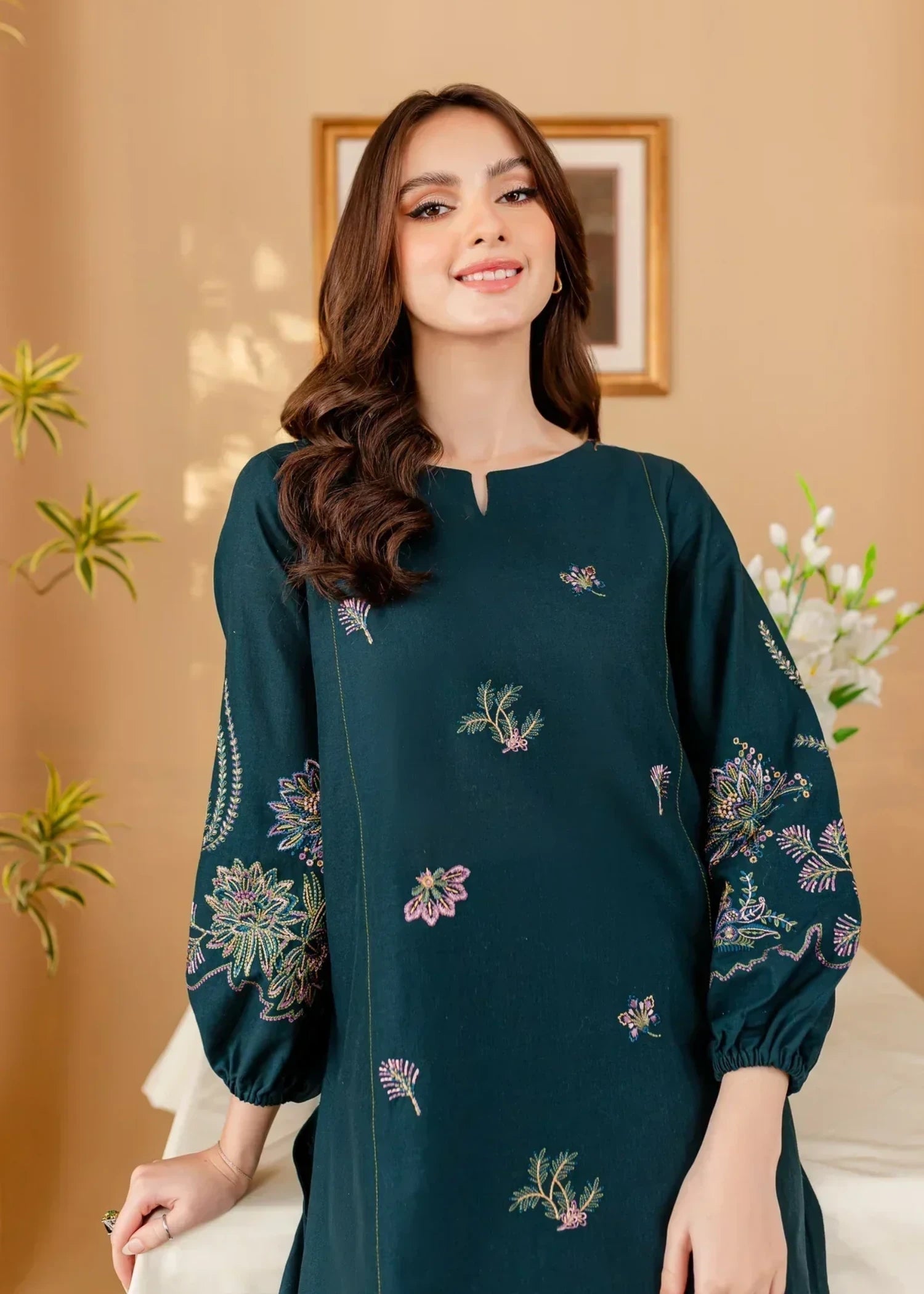 cotton Co Ord Sets in Teal