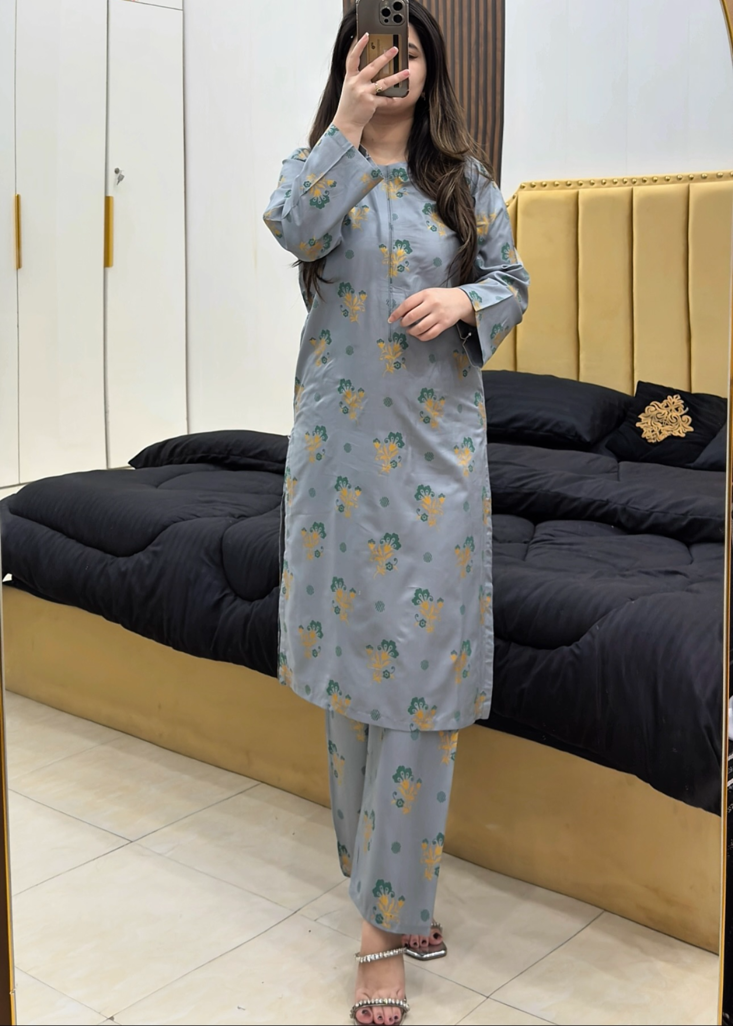 linen Co Ord Sets in Silver