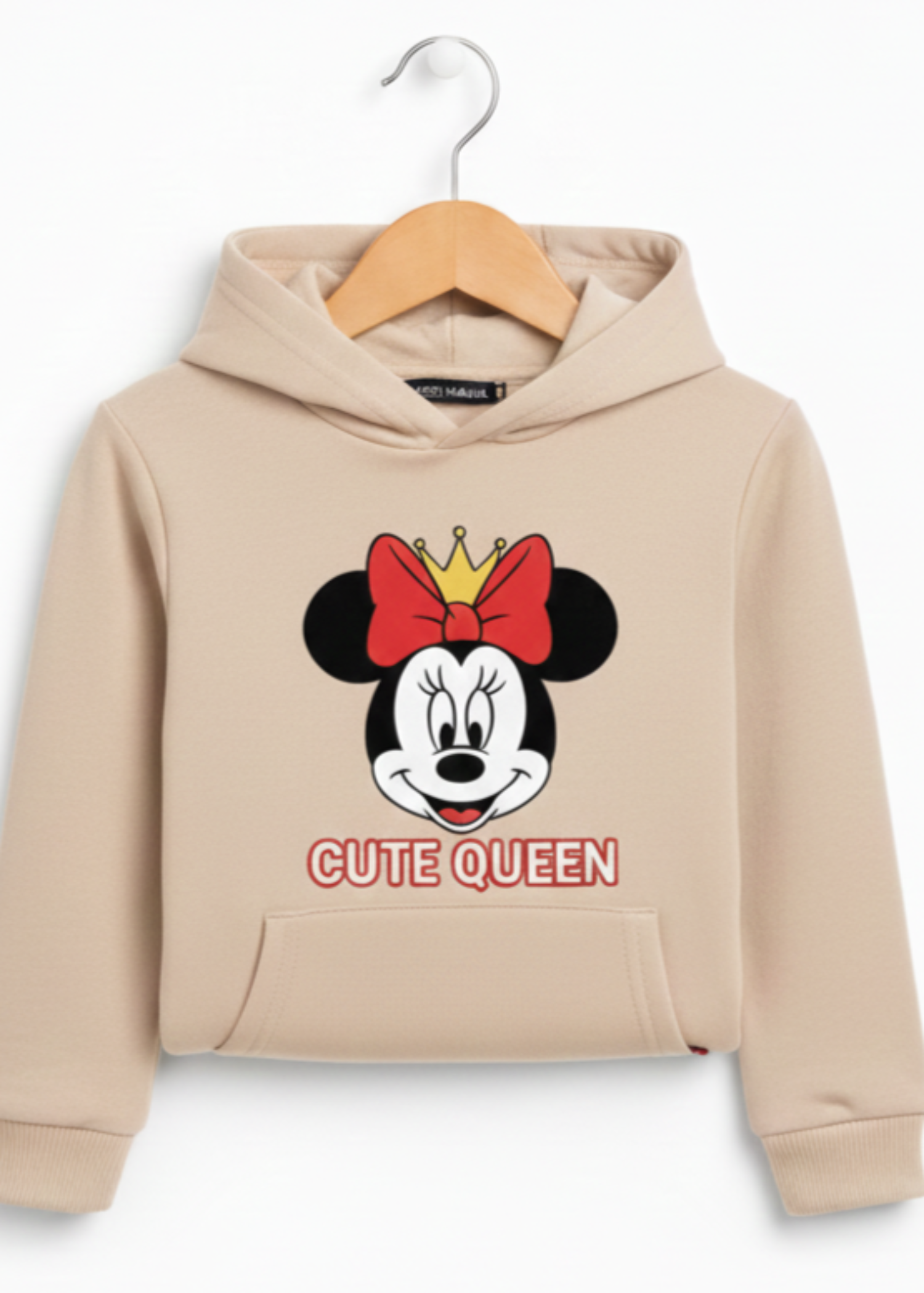 fleece Hoodie in Vanilla