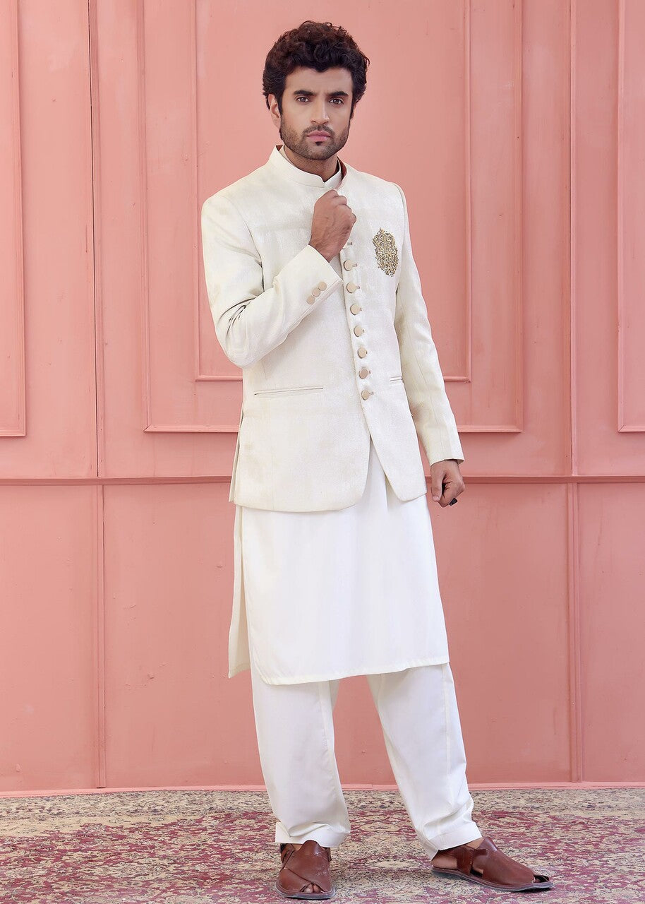 suiting Prince Coat in Cream