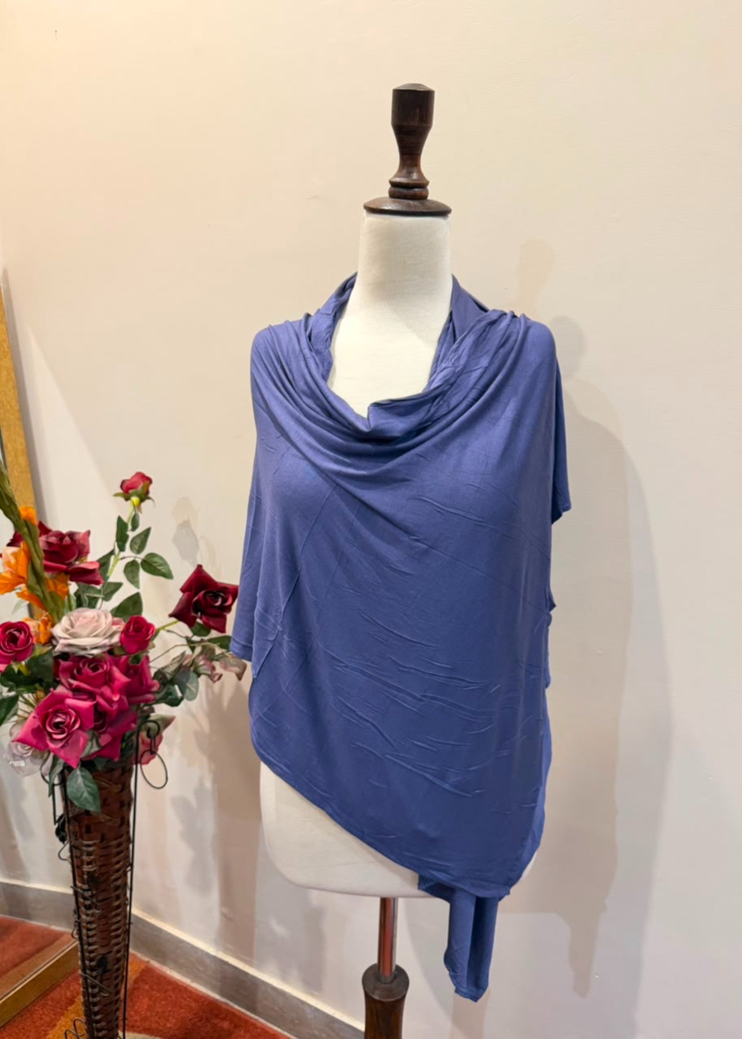 jersey knit Hijab in Yale blue