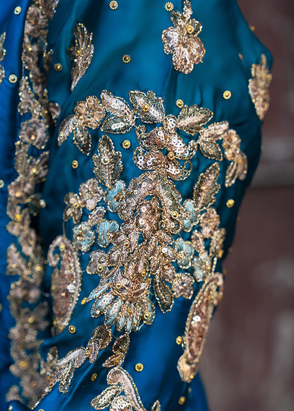 charmuse/shamooz Sharara in Teal