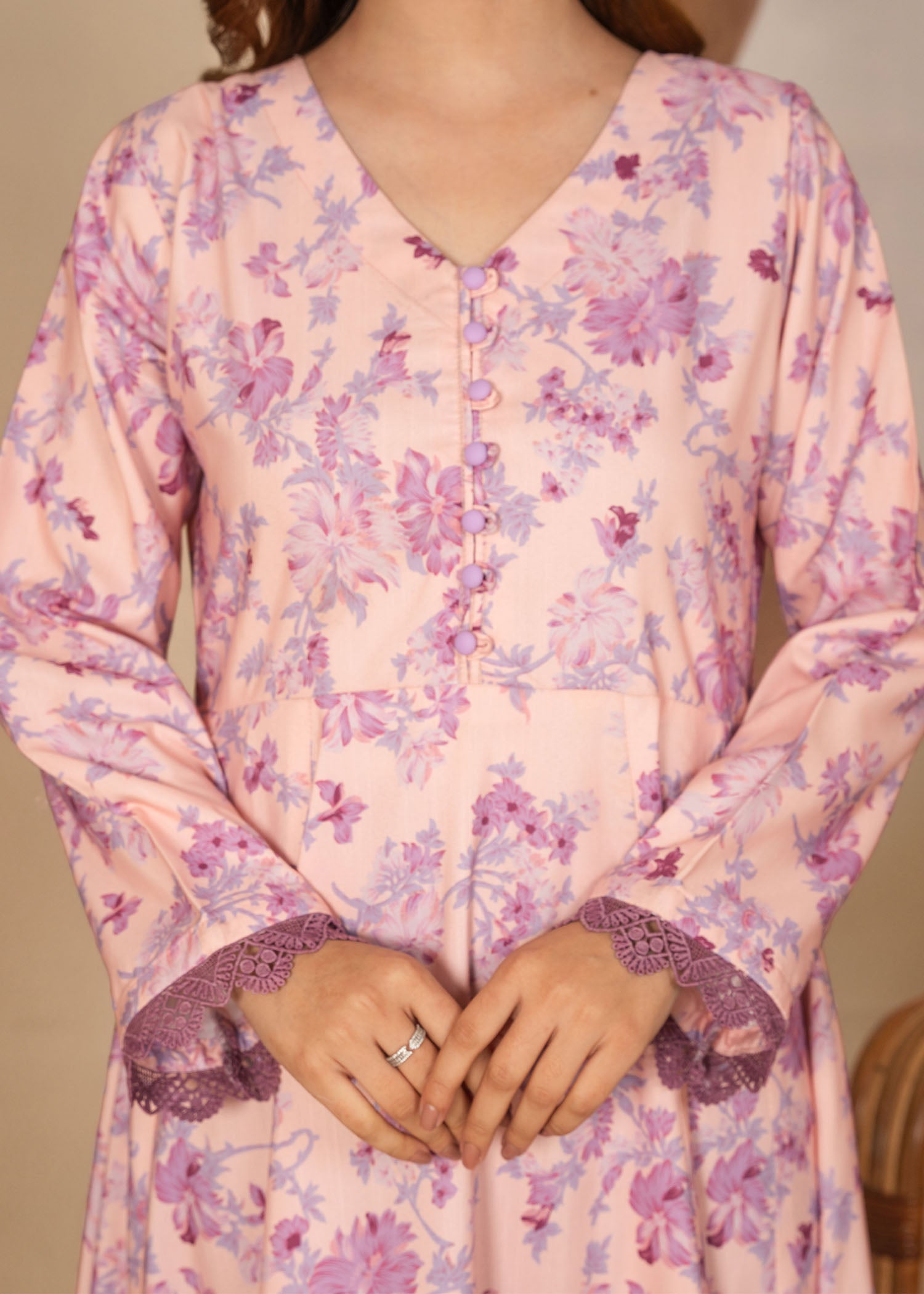 lawn Maxi in Pink