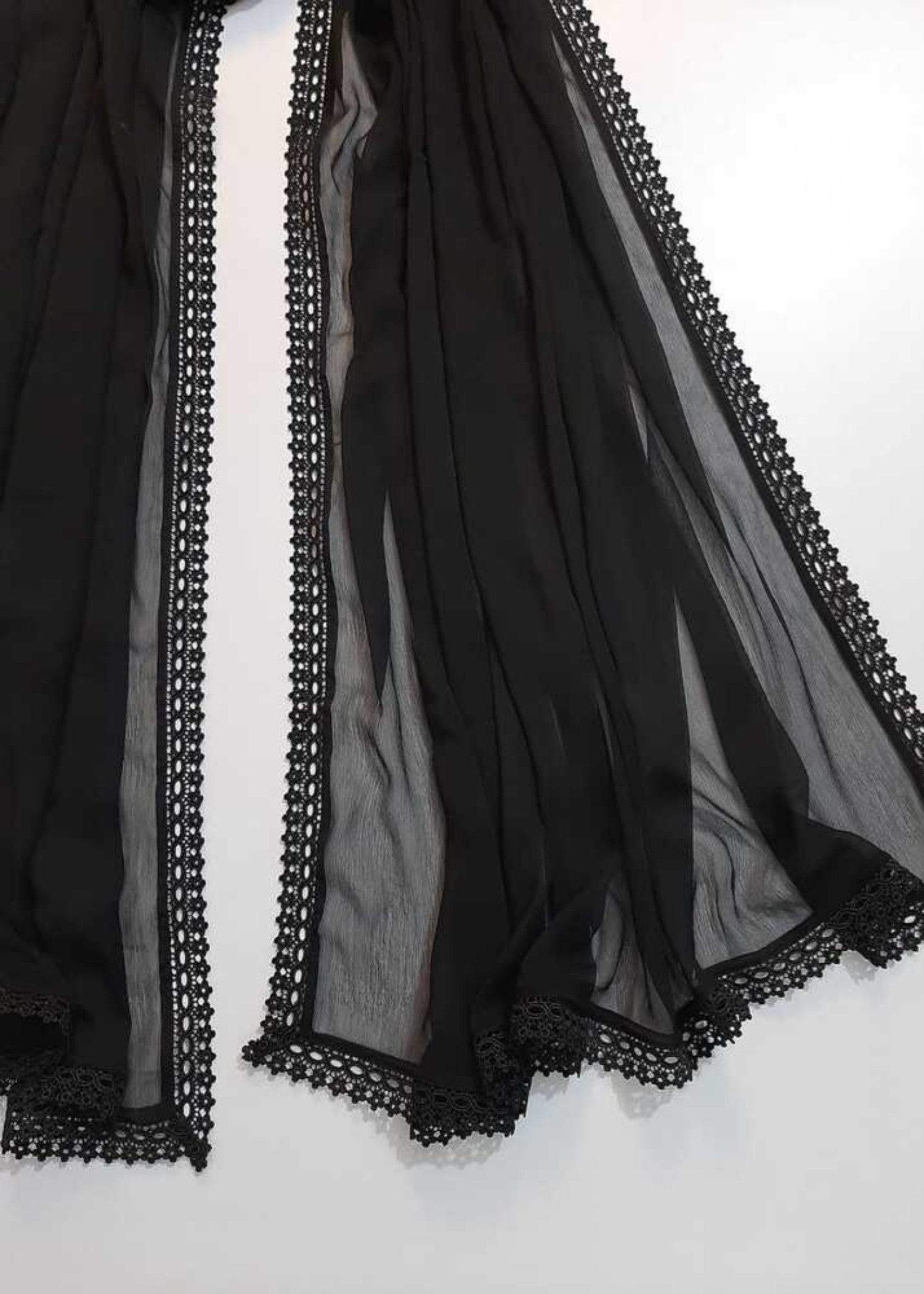 Dupatta in Black Color by - Trendy Women Dupatta ZOB1482