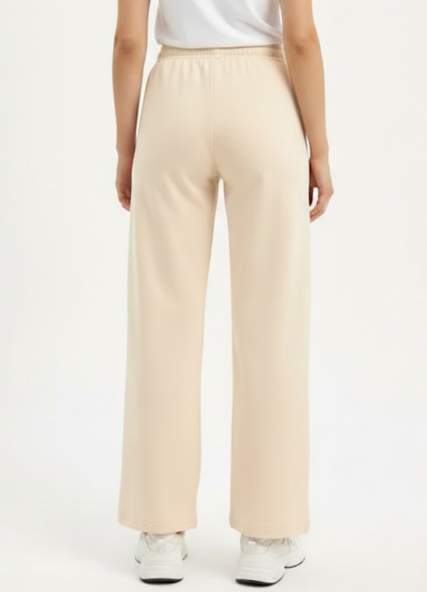 terry Trousers in Cream