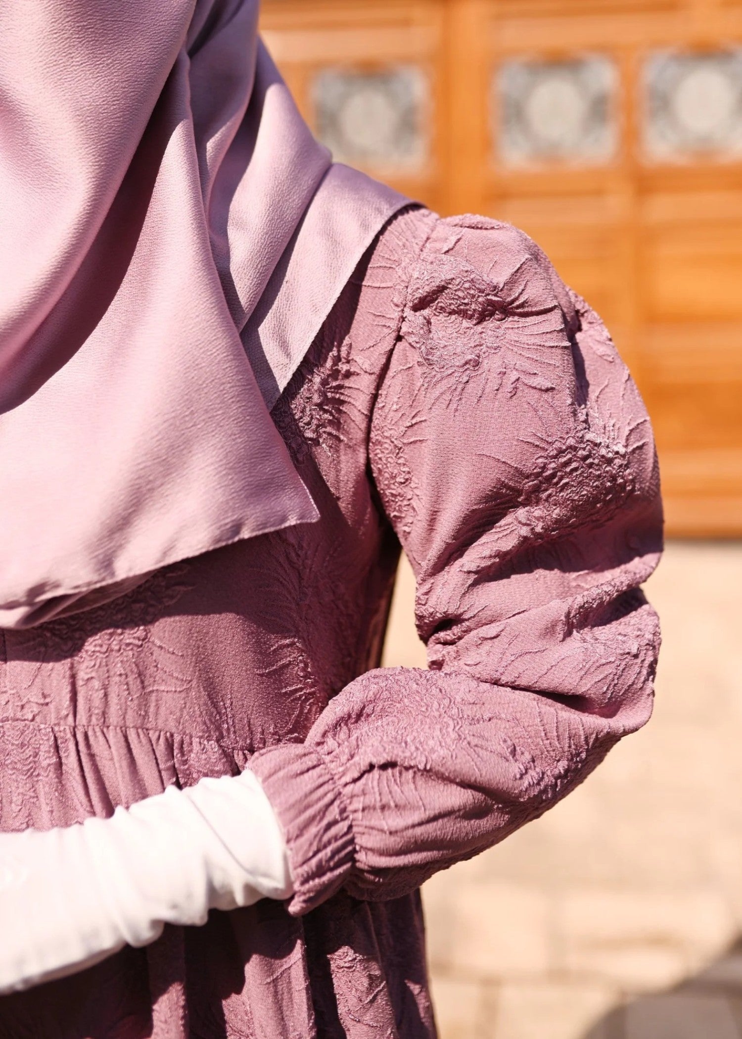crepe Maxi in Pink