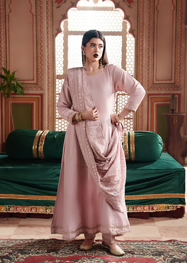 charmuse/shamooz Maxi in Pastel pink