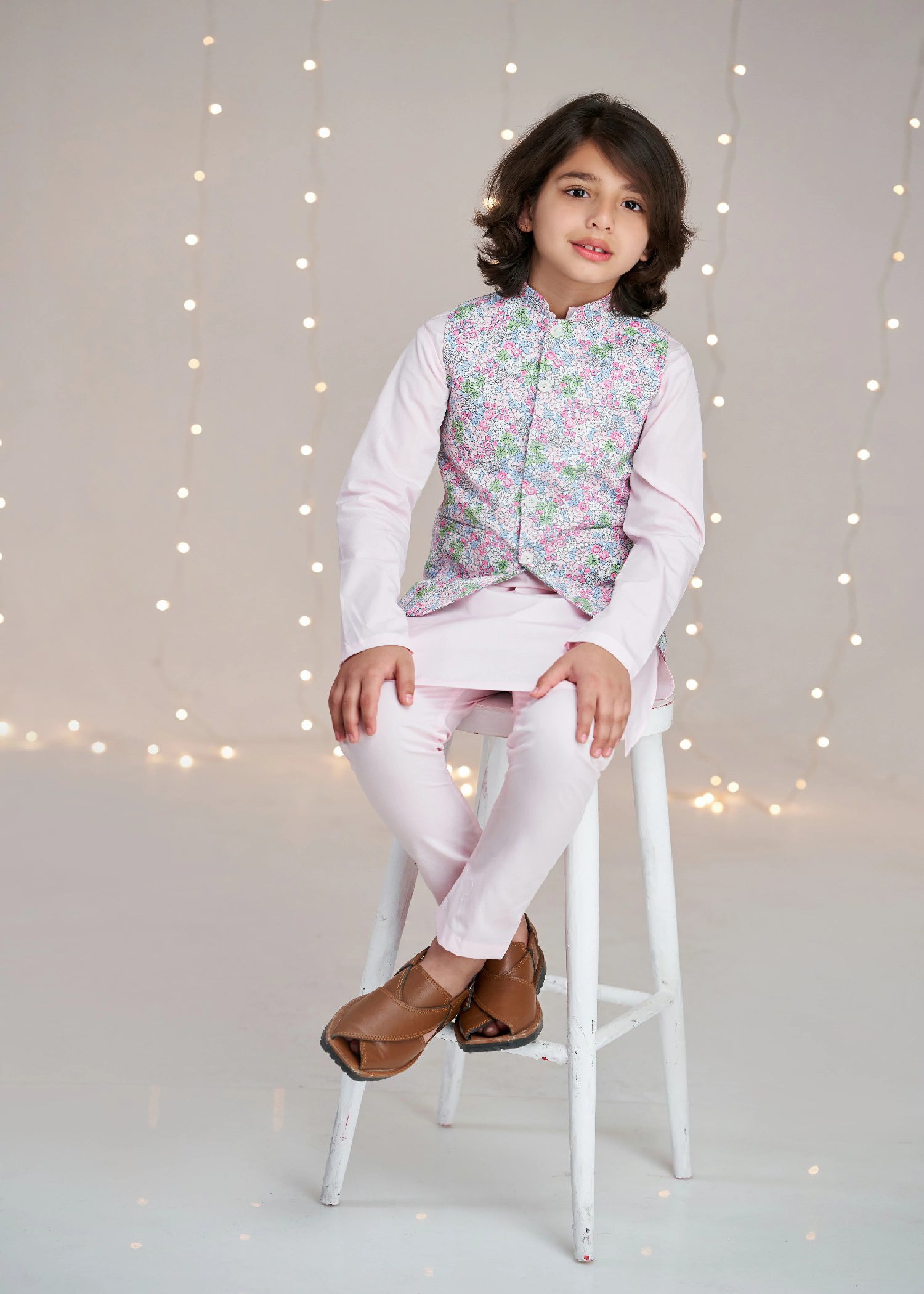 cotton Waistcoat in Multi
