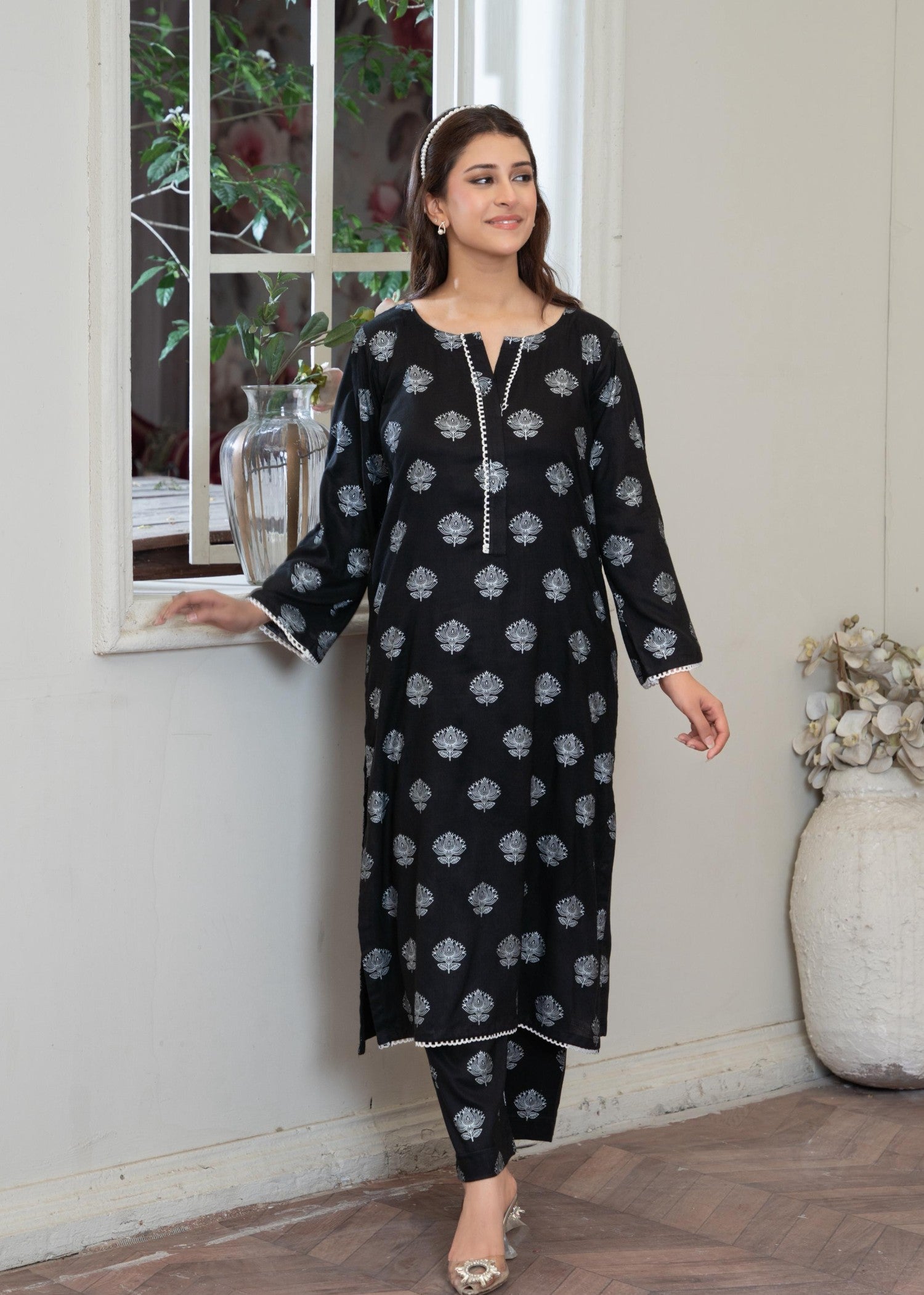 corduroy Co Ord Sets in Black