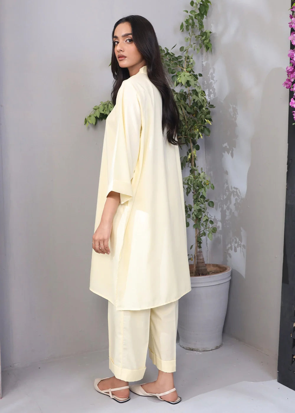 polyester Co Ord Sets in Beige