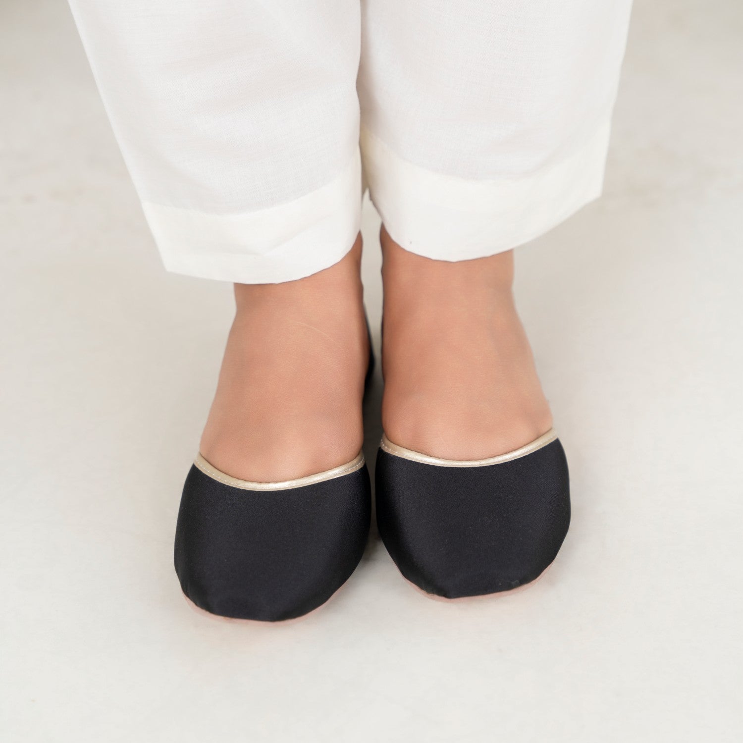 Khussa in Black by - High Quality Women Khussa LCE0697