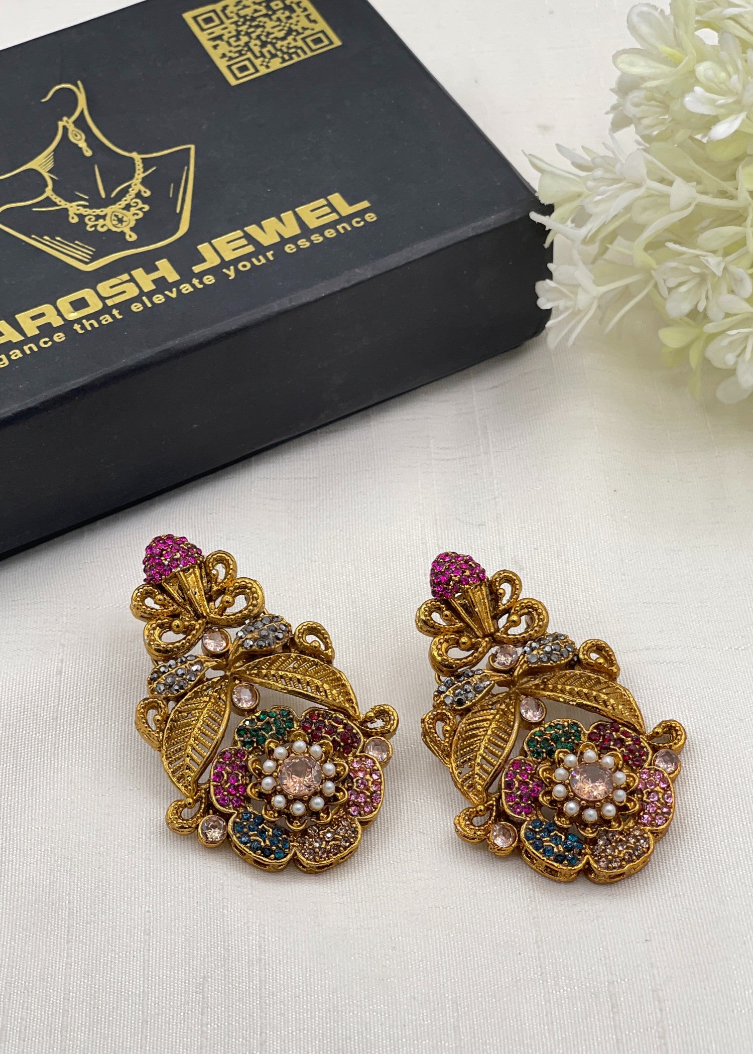 Earrings in Multi Color by - Trendy Women Earrings ZIU1508