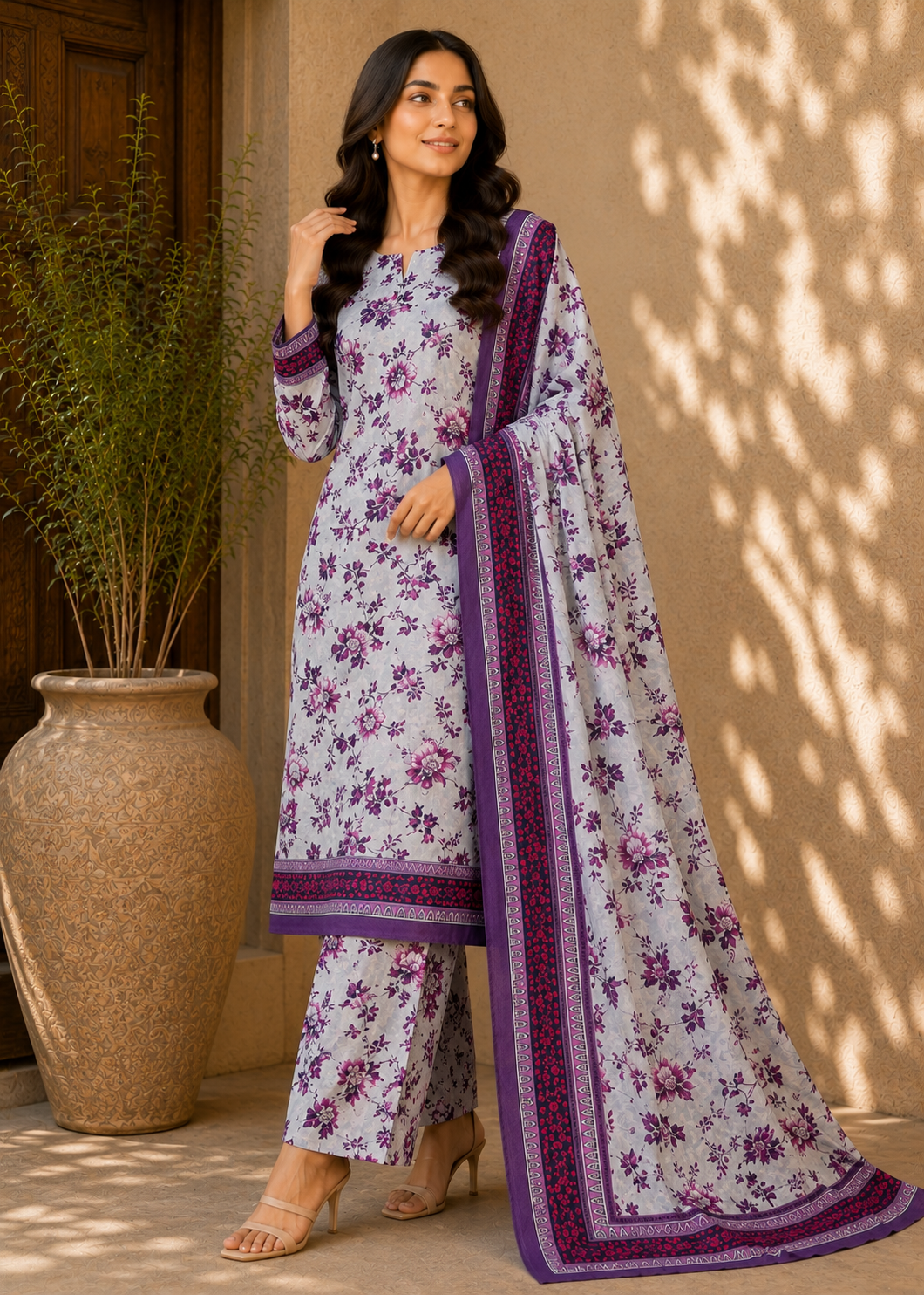 cotton Unstitched in Purple mountain majesty