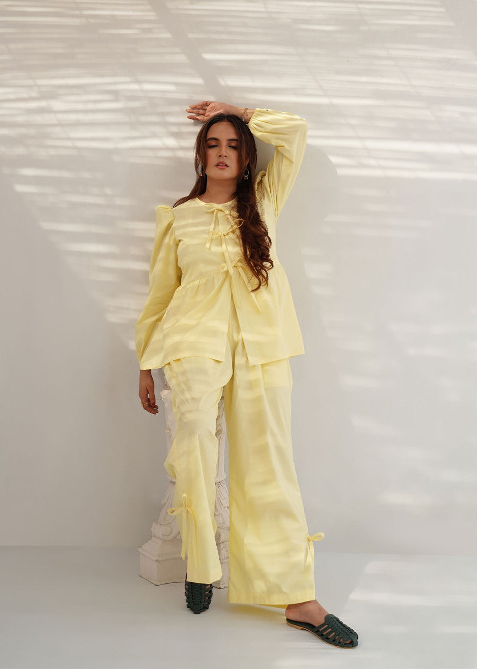 cotton Co Ord Sets in Butter
