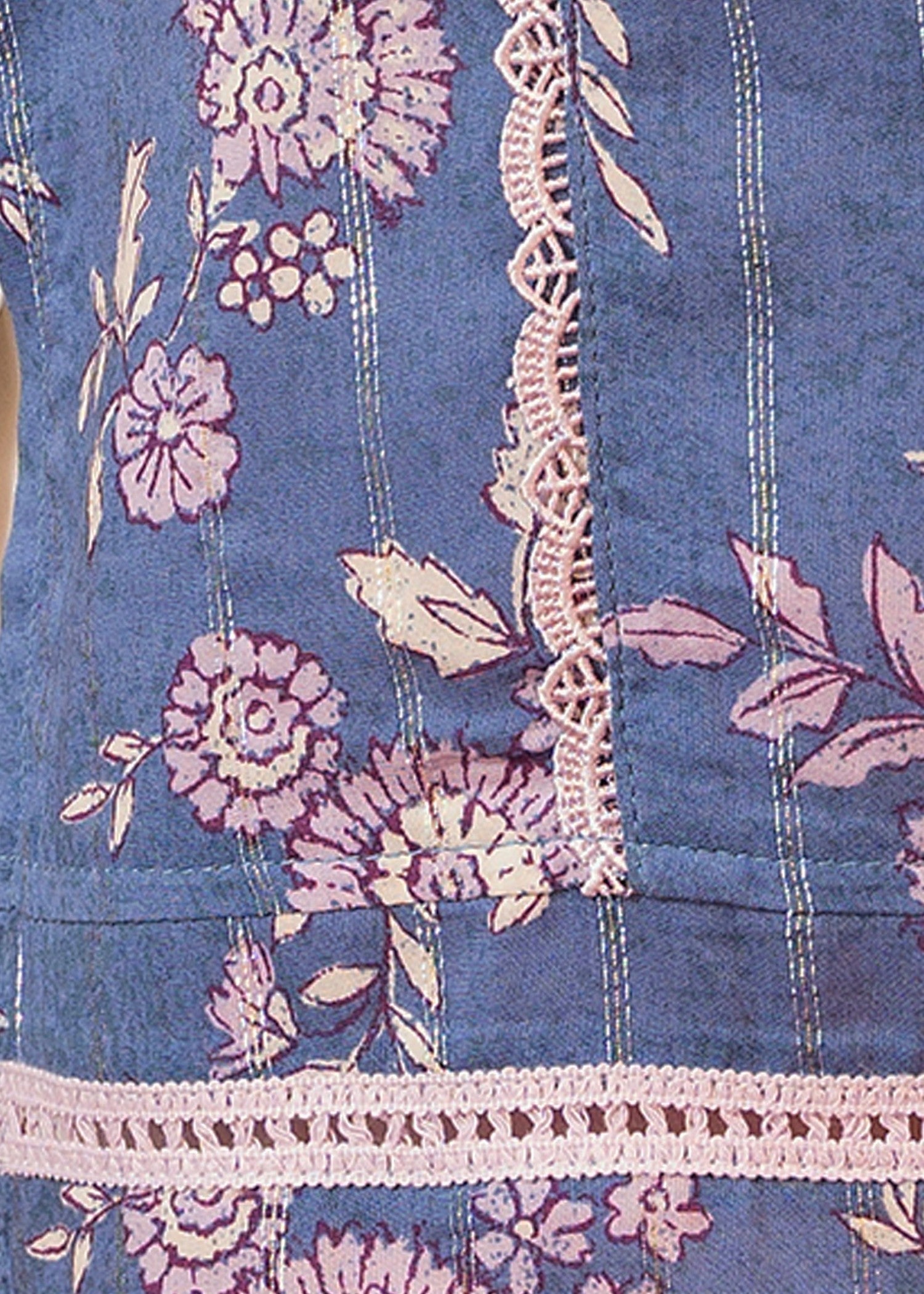 boski Kurta Set in Royal blue
