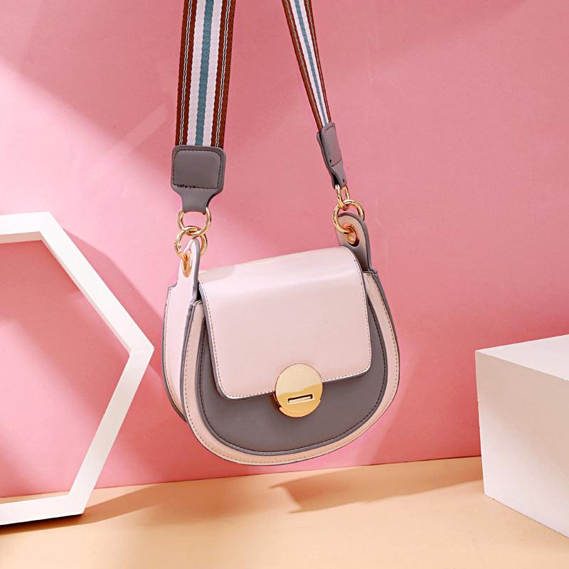 One-shoulder Diagonal Western Simple Casual Ladies Small Square With Lid Mini Bag